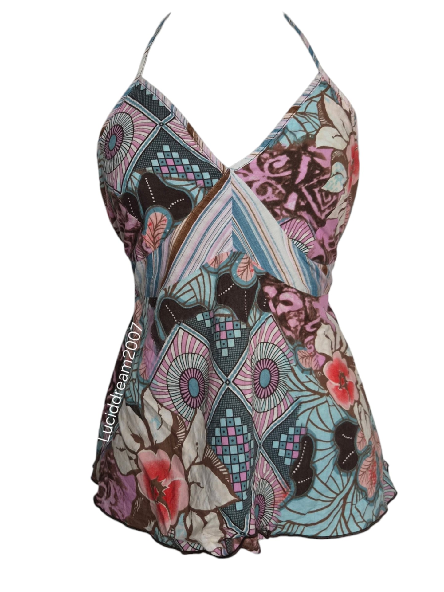 Top dos nu motif floral Morgan de Toi