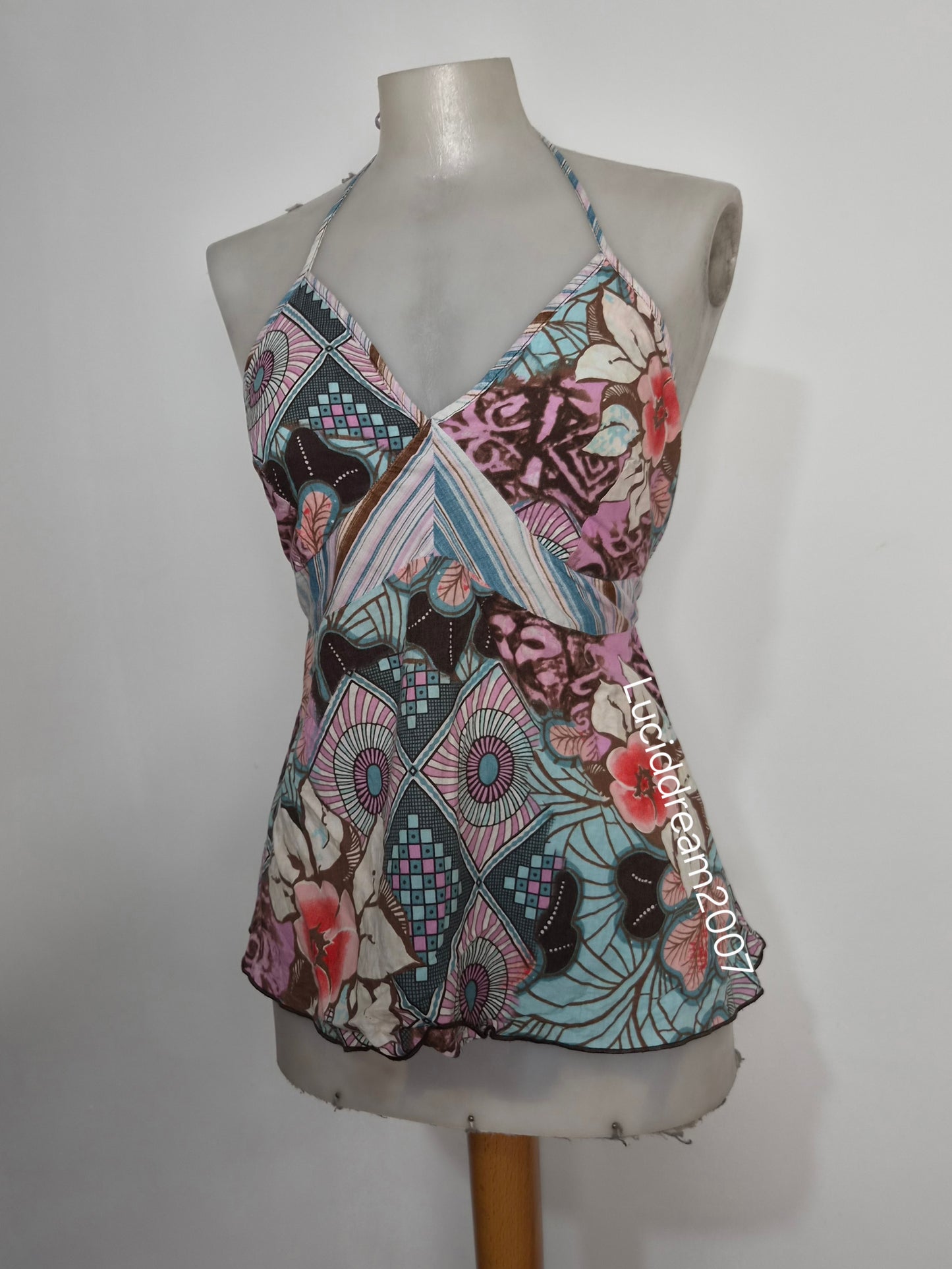 Top dos nu motif floral Morgan de Toi