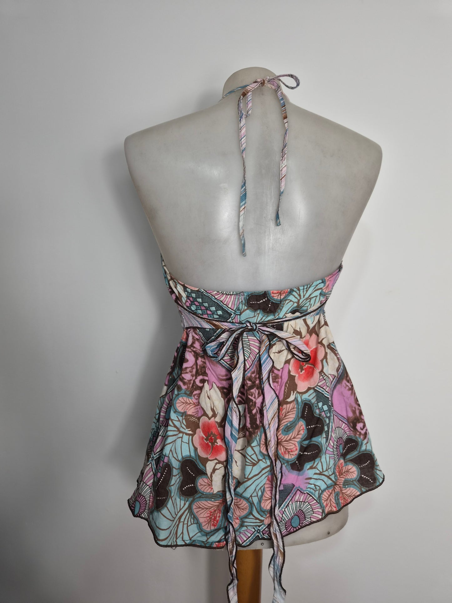 Top dos nu motif floral Morgan de Toi
