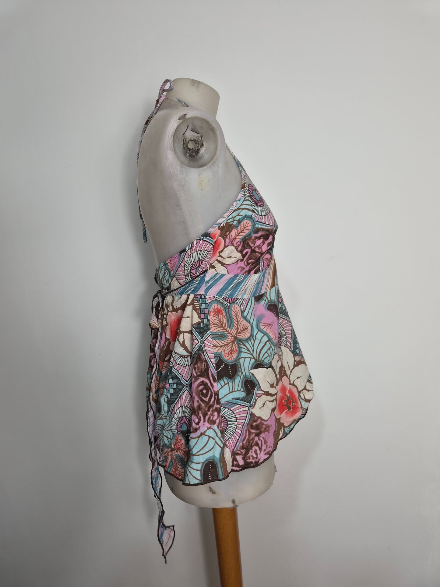Top dos nu motif floral Morgan de Toi