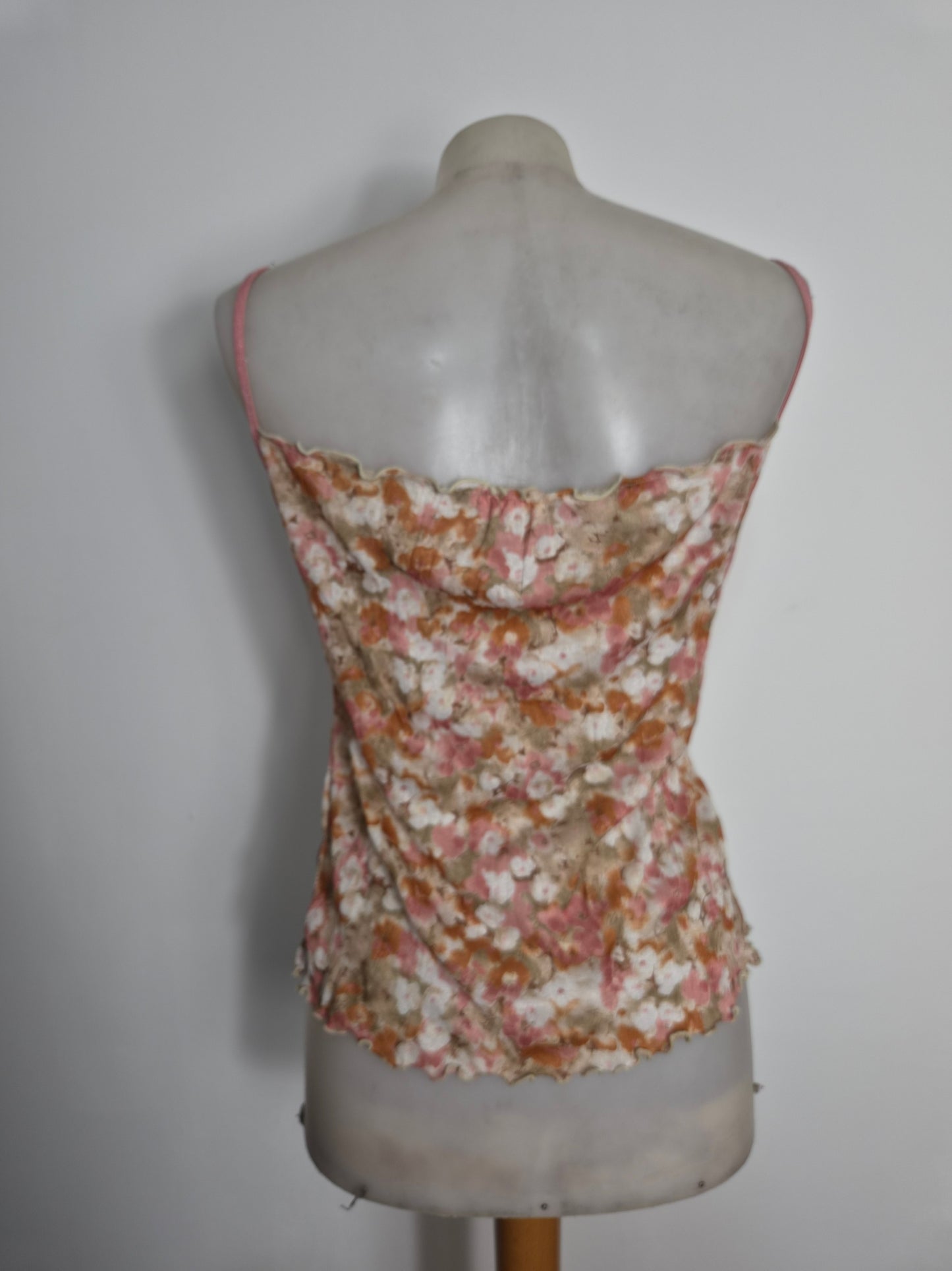 Haut multimatière motif floral