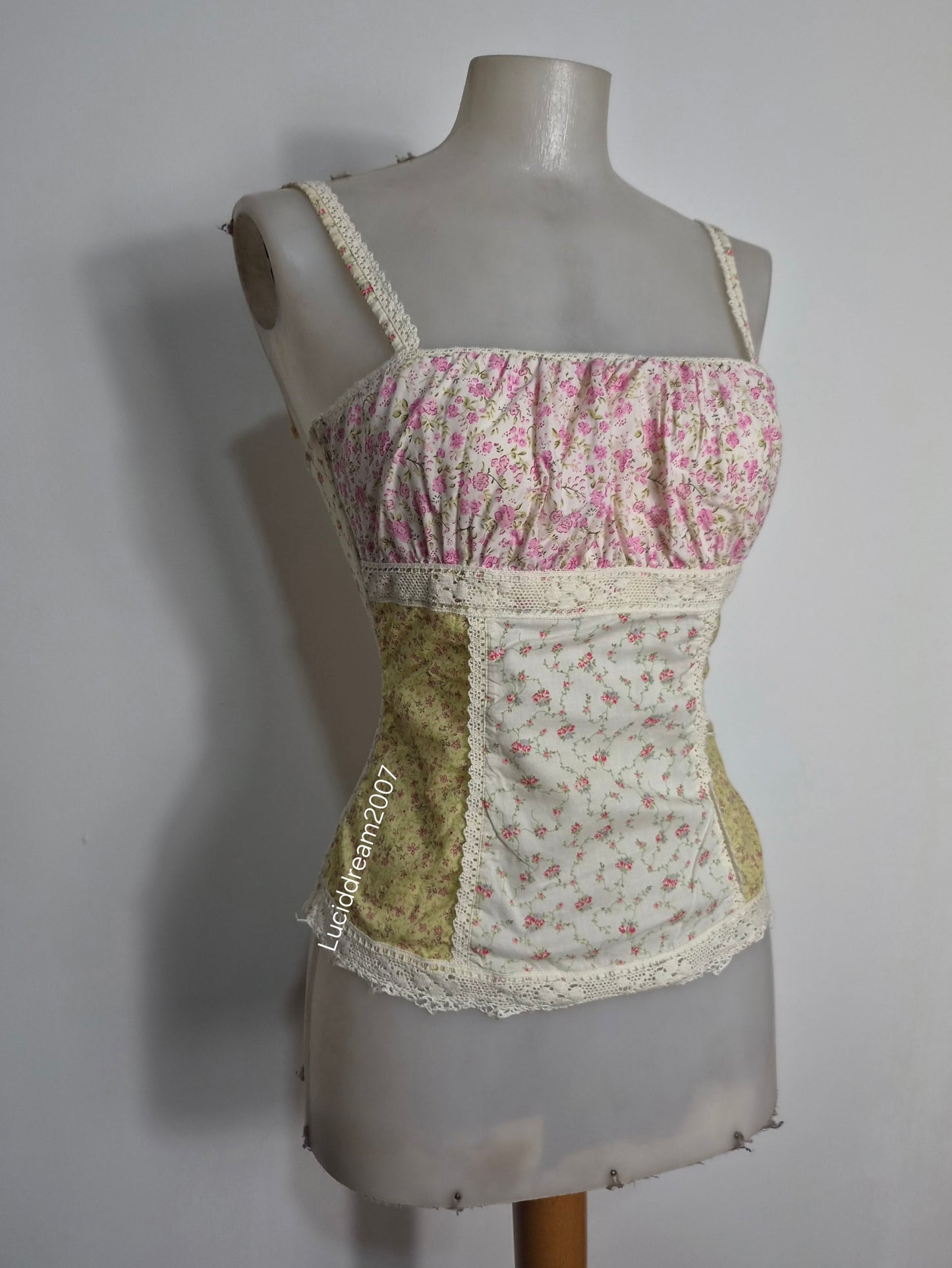 Haut bustier fleuri