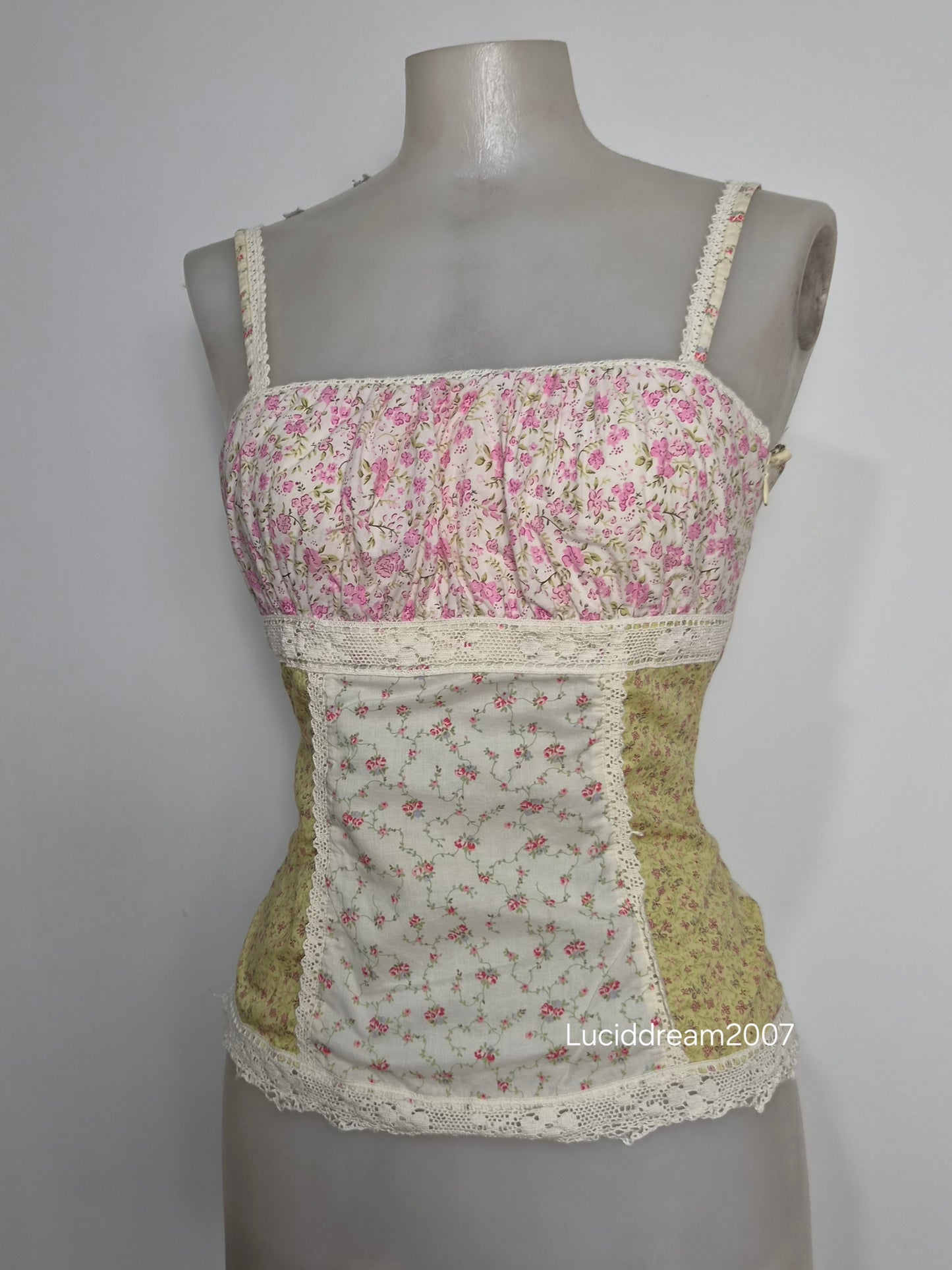 Haut bustier fleuri