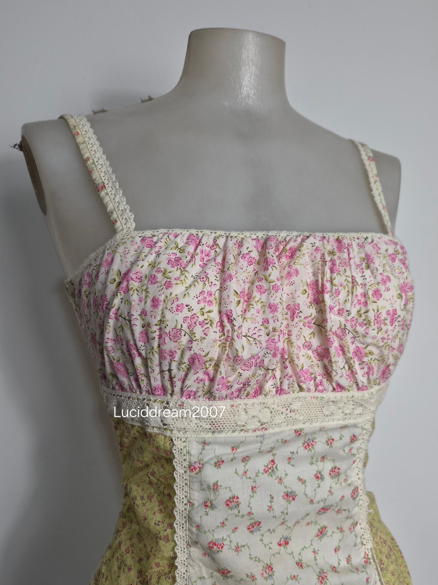 Haut bustier fleuri