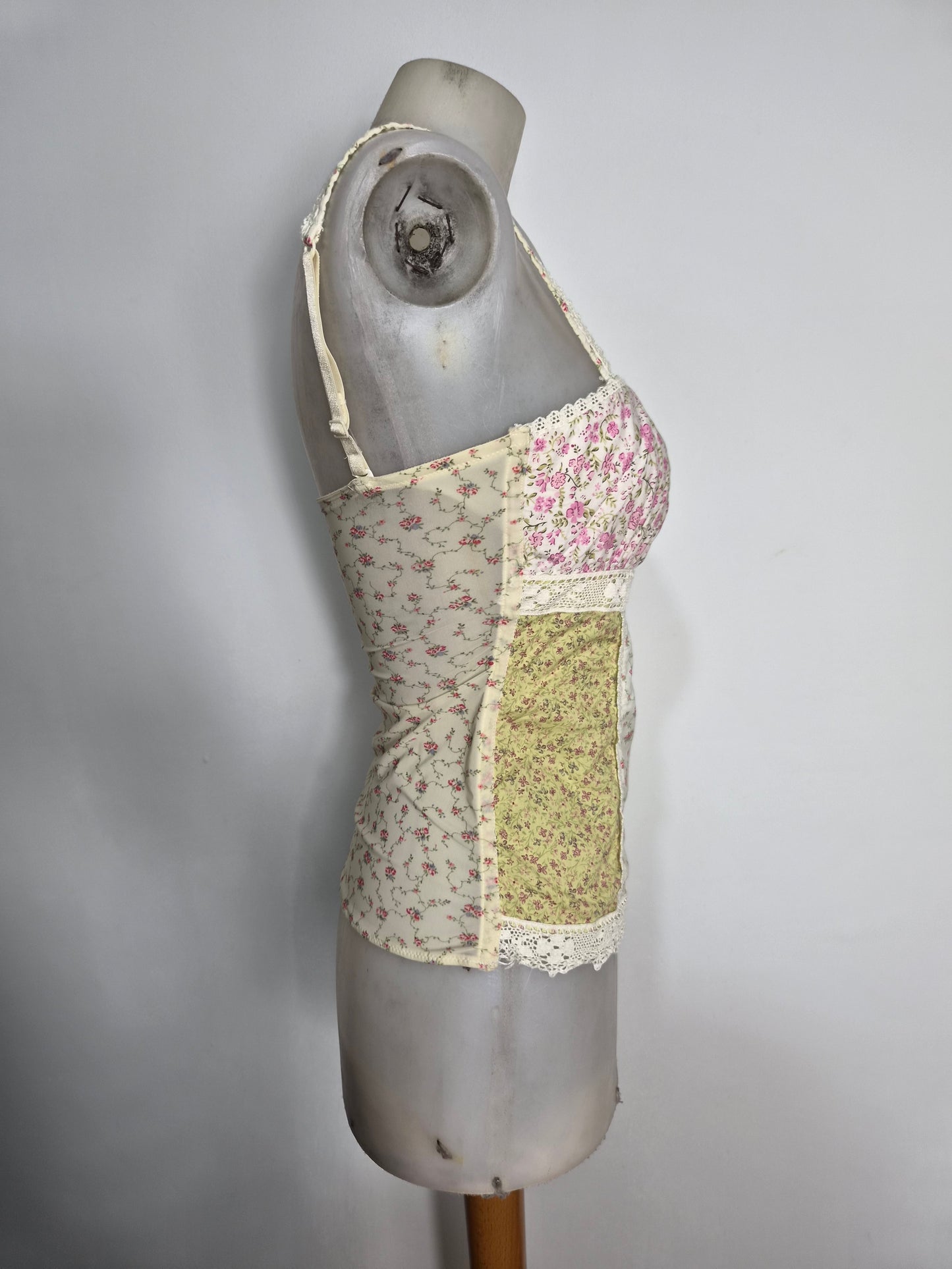 Haut bustier fleuri