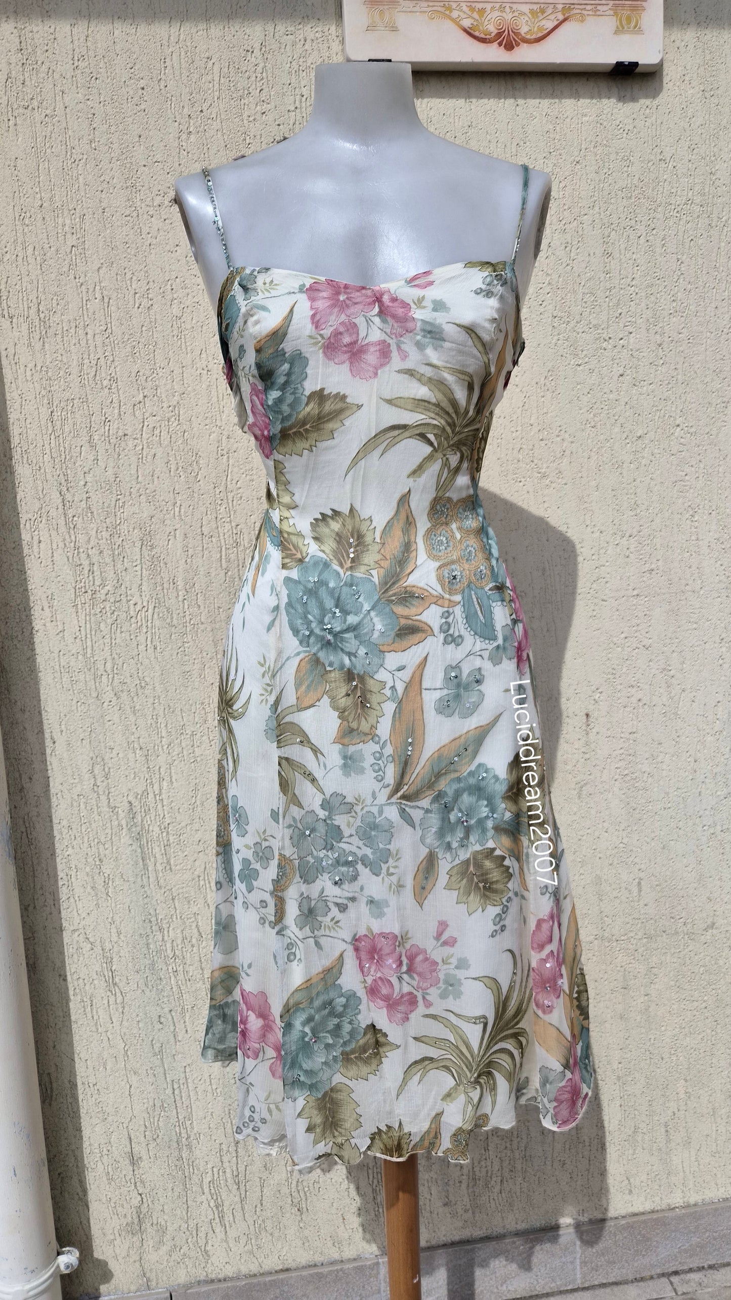René Derhy Floral Voile Dress