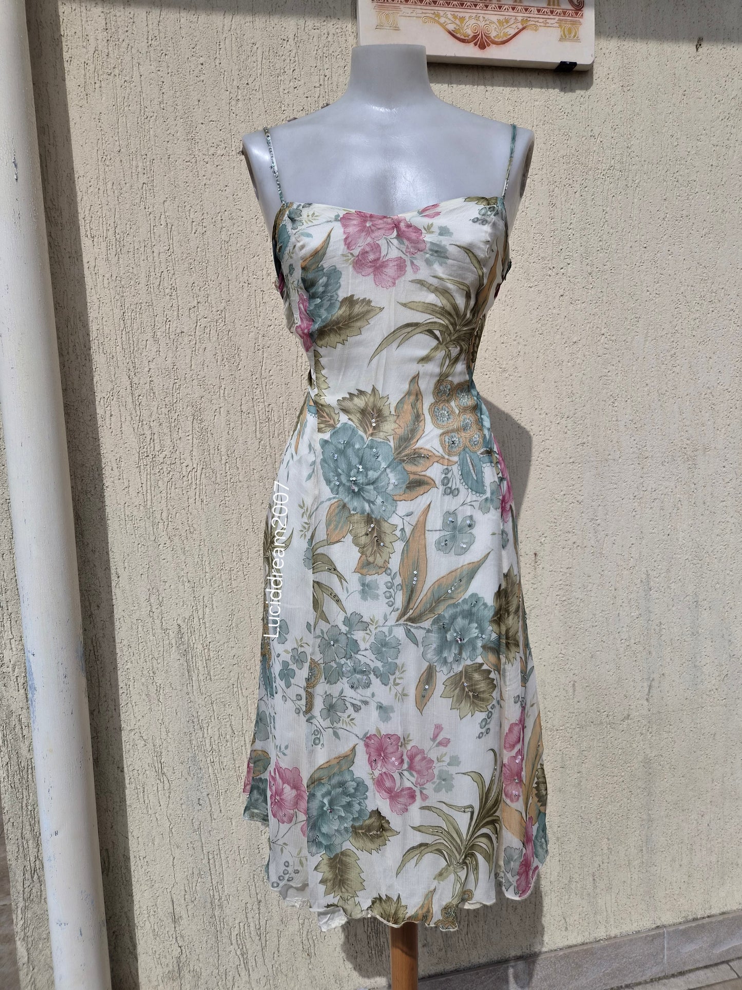 René Derhy Floral Voile Dress