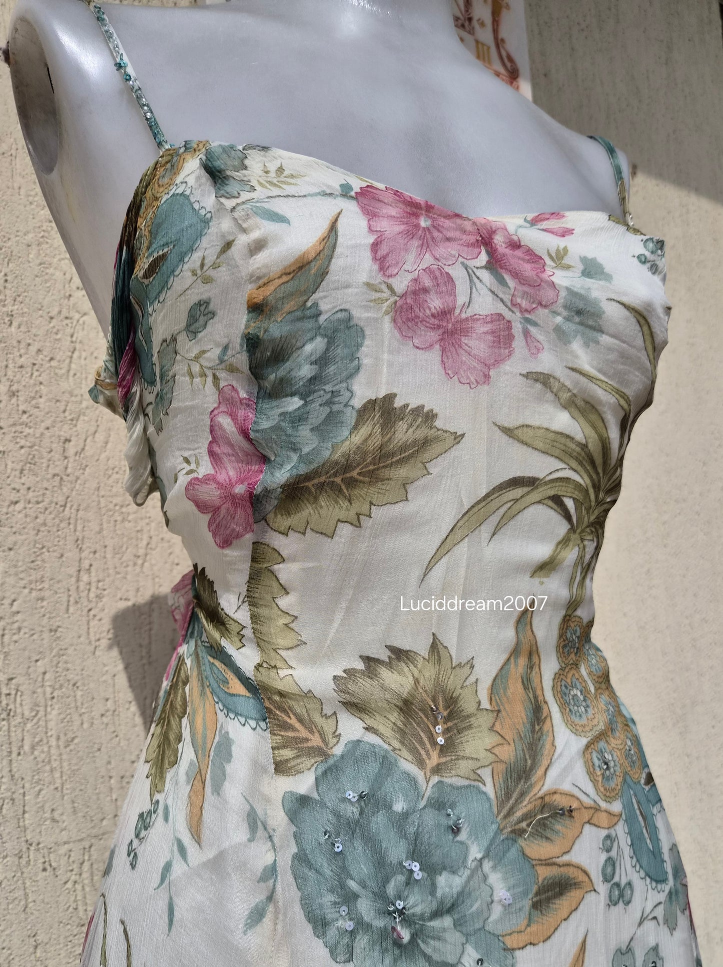 René Derhy Floral Voile Dress