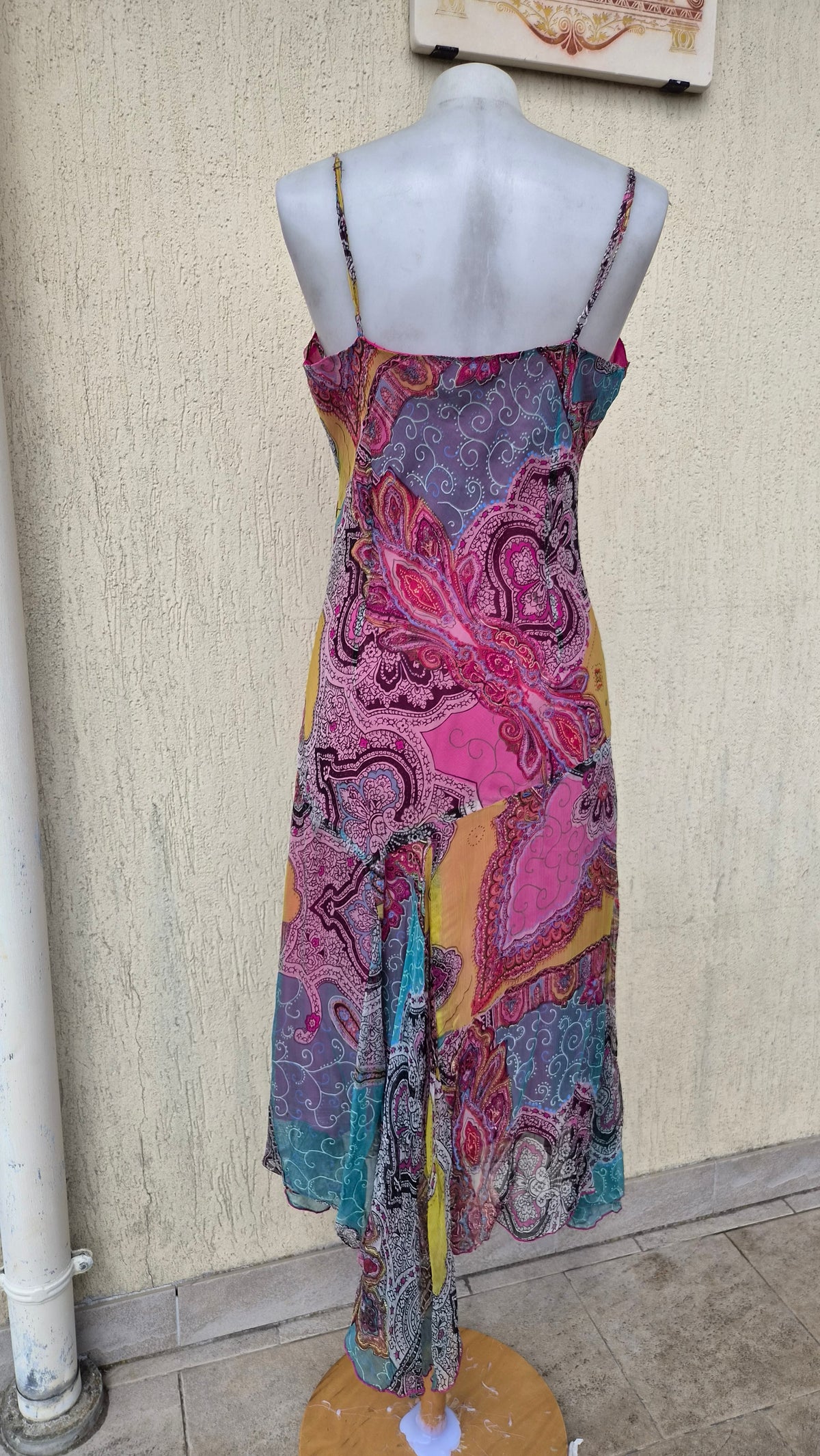 Robe multicolore René Derhy