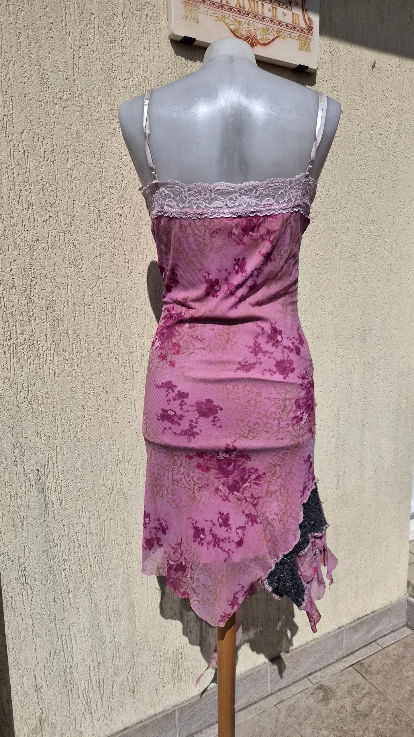 Robe asymétrique multimatières Zone Bleue