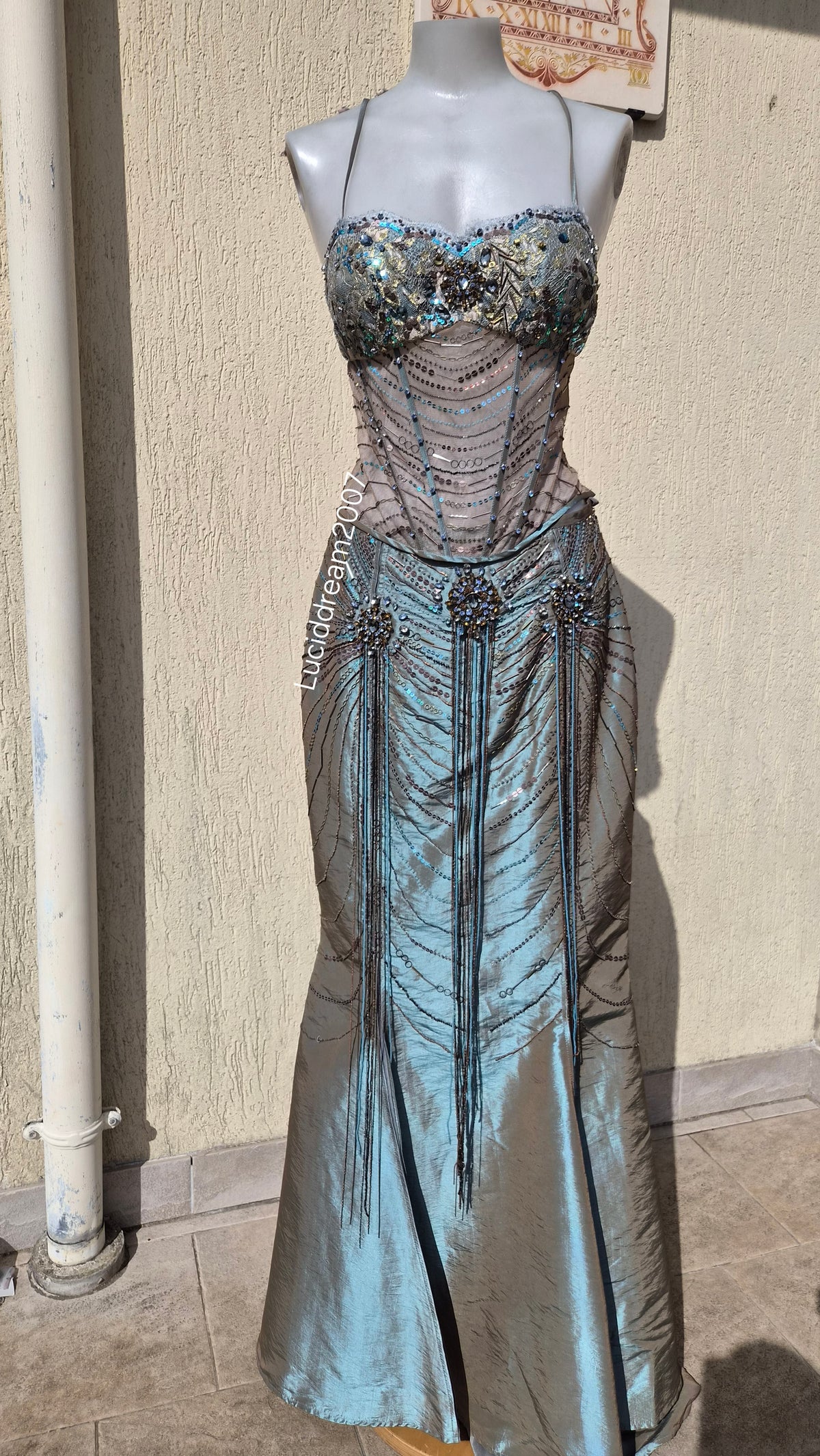 Ensemble 3 pièces argenté