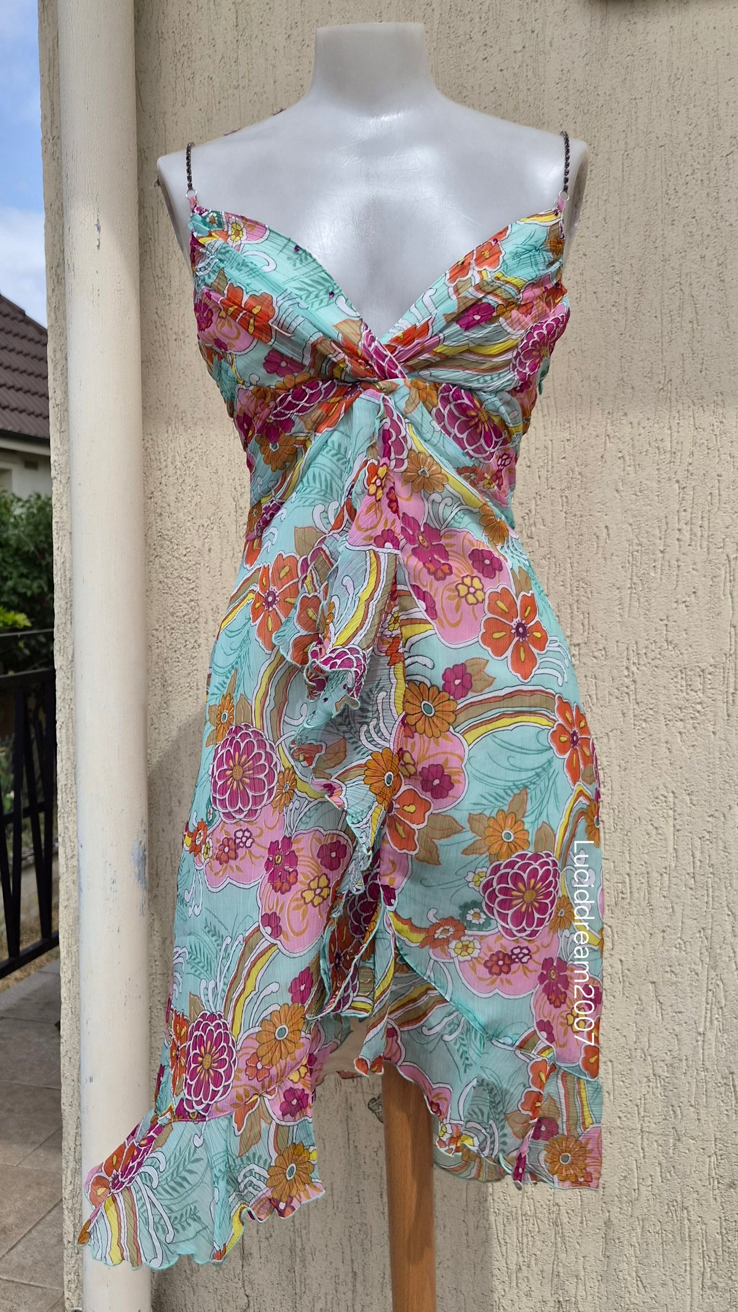 Robe en voile fleuri Morgan de Toi
