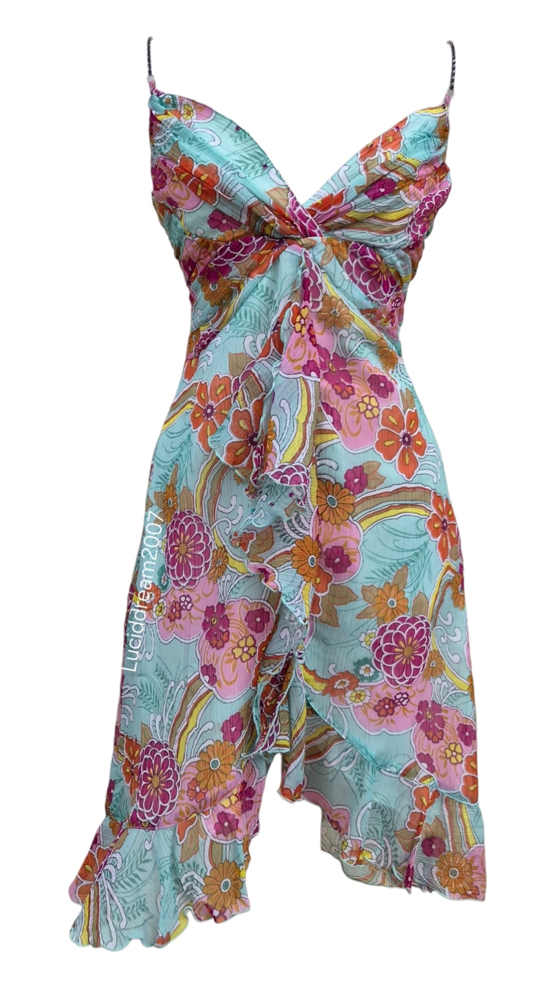 Robe en voile fleuri Morgan de Toi