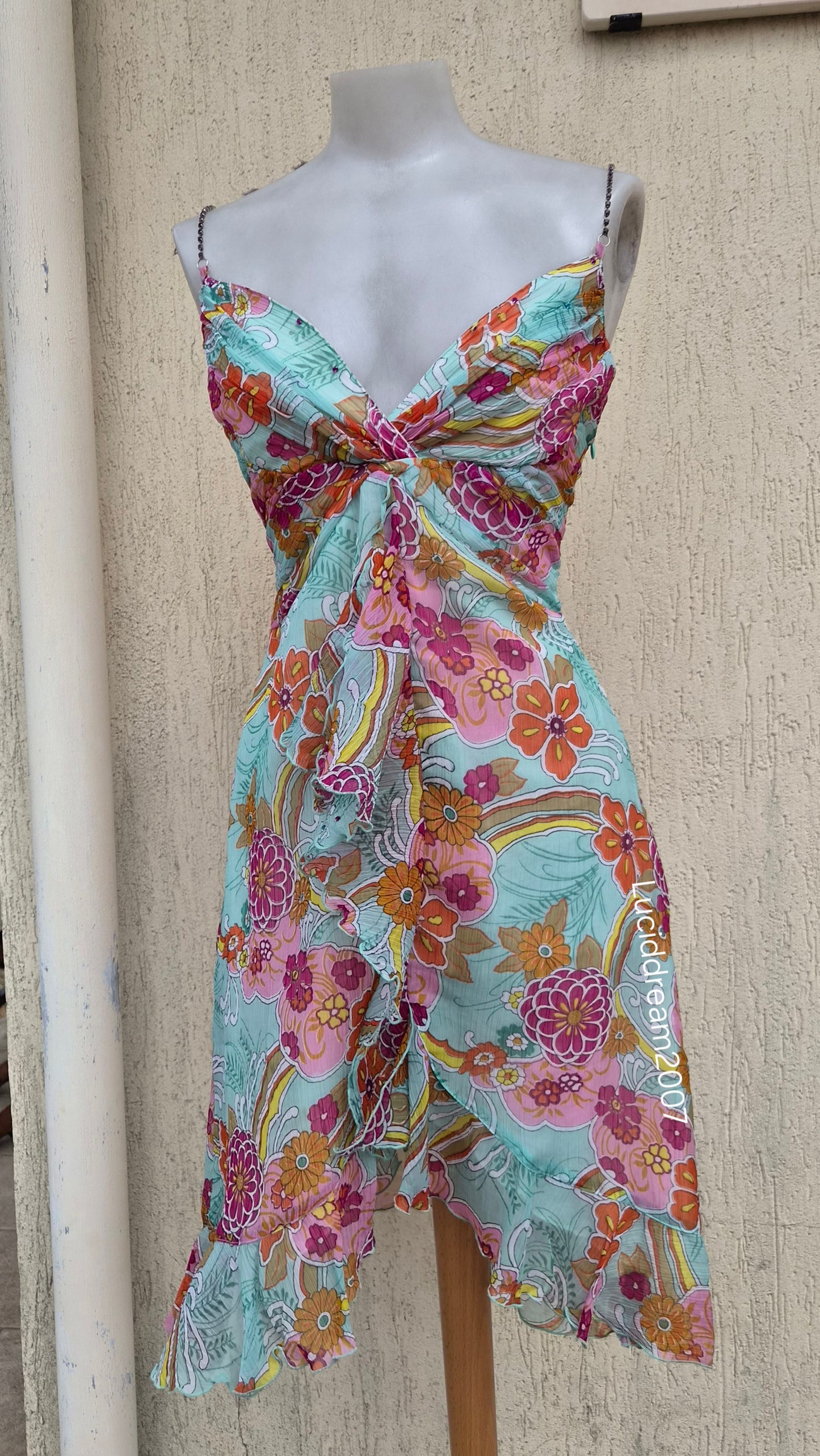 Robe en voile fleuri Morgan de Toi