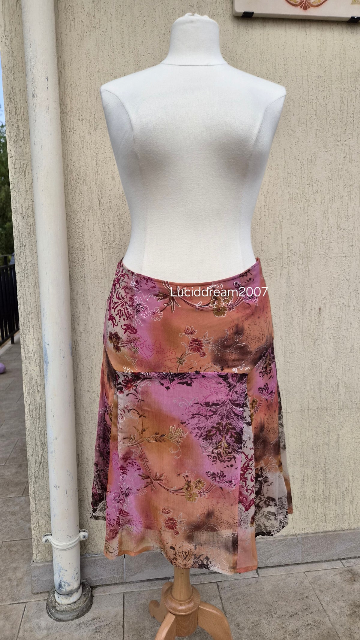 Pink and orange voile set