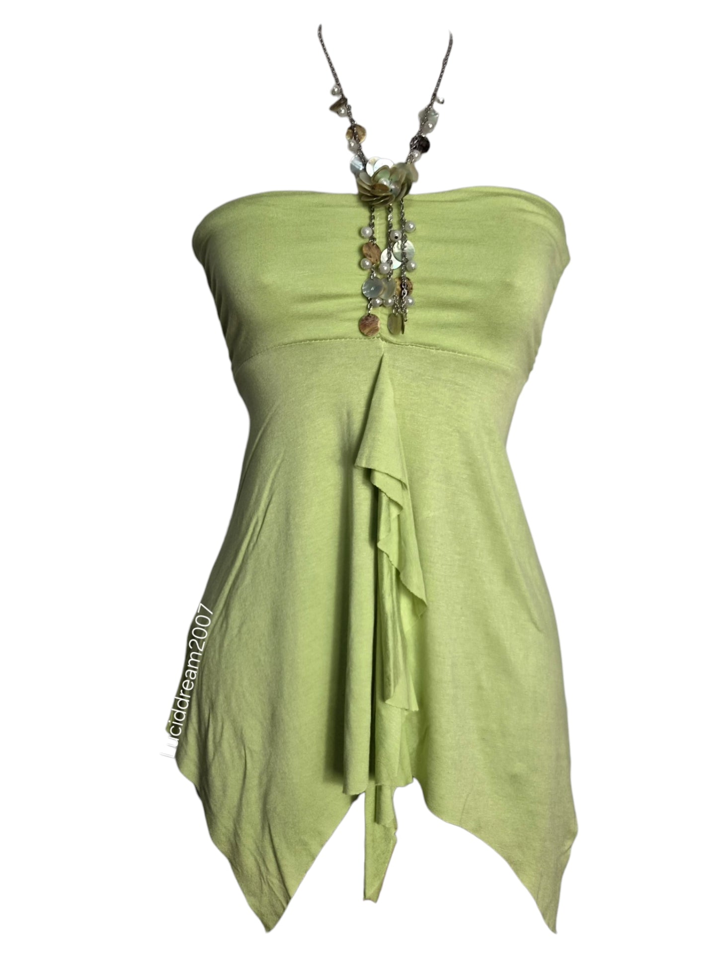 Haut asymétrique détails bijou