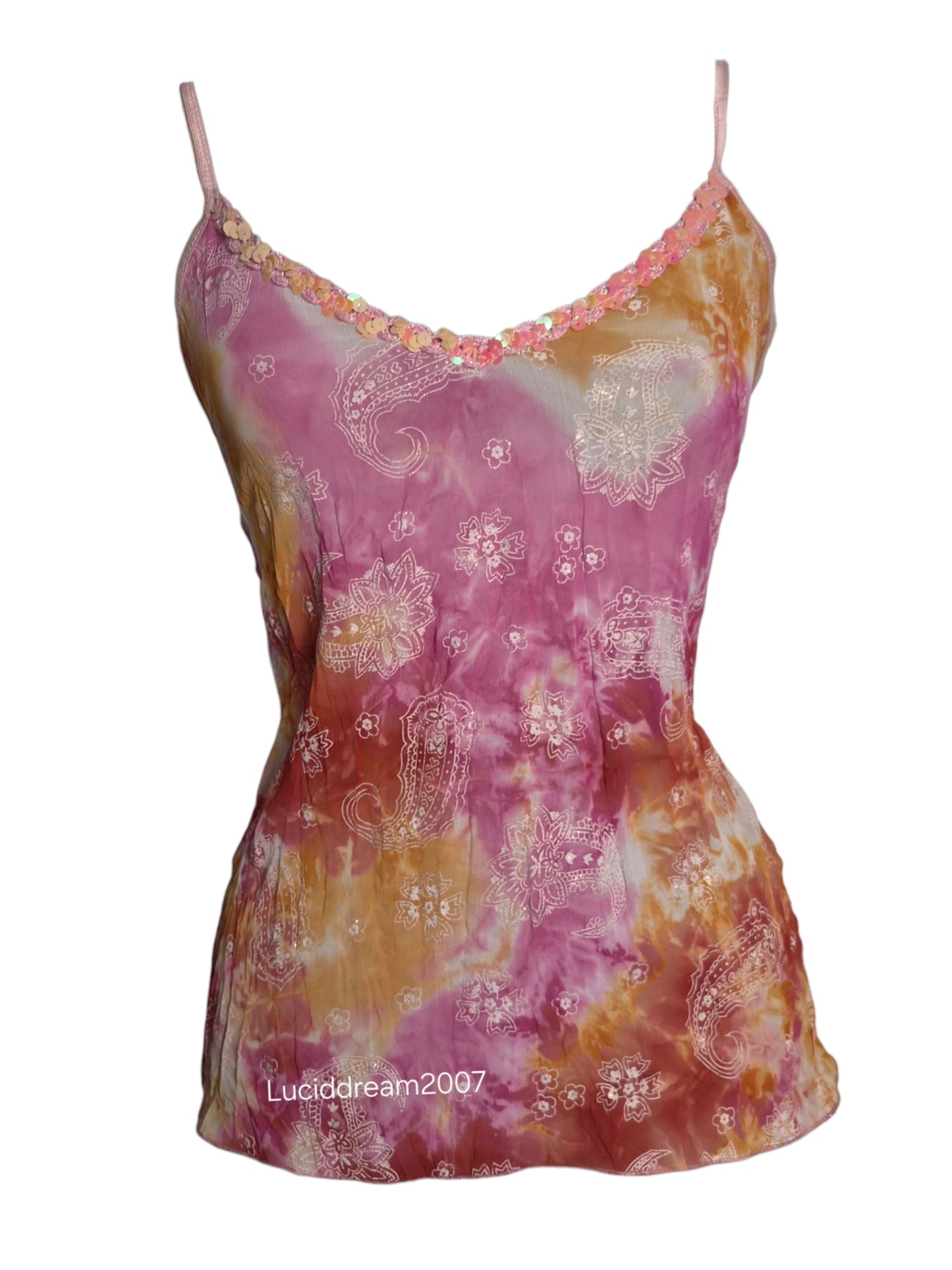 Haut en voile tie and dye