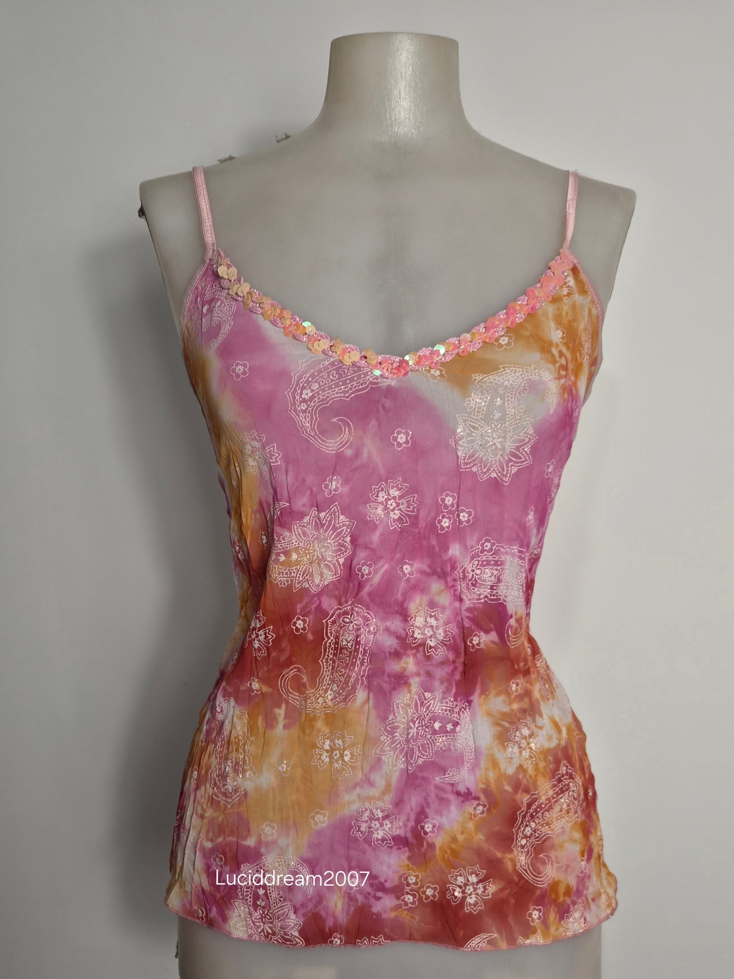 Haut en voile tie and dye