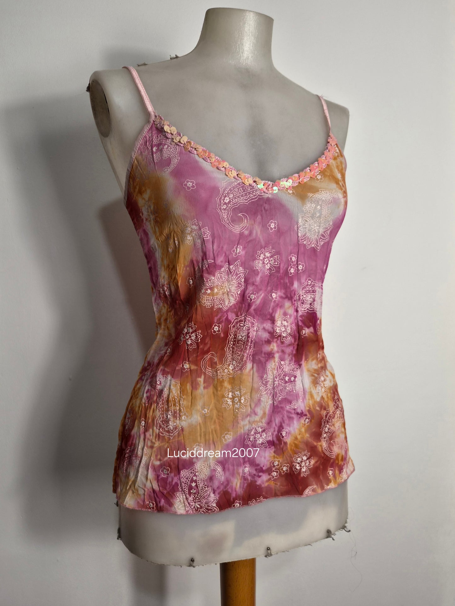 Haut en voile tie and dye