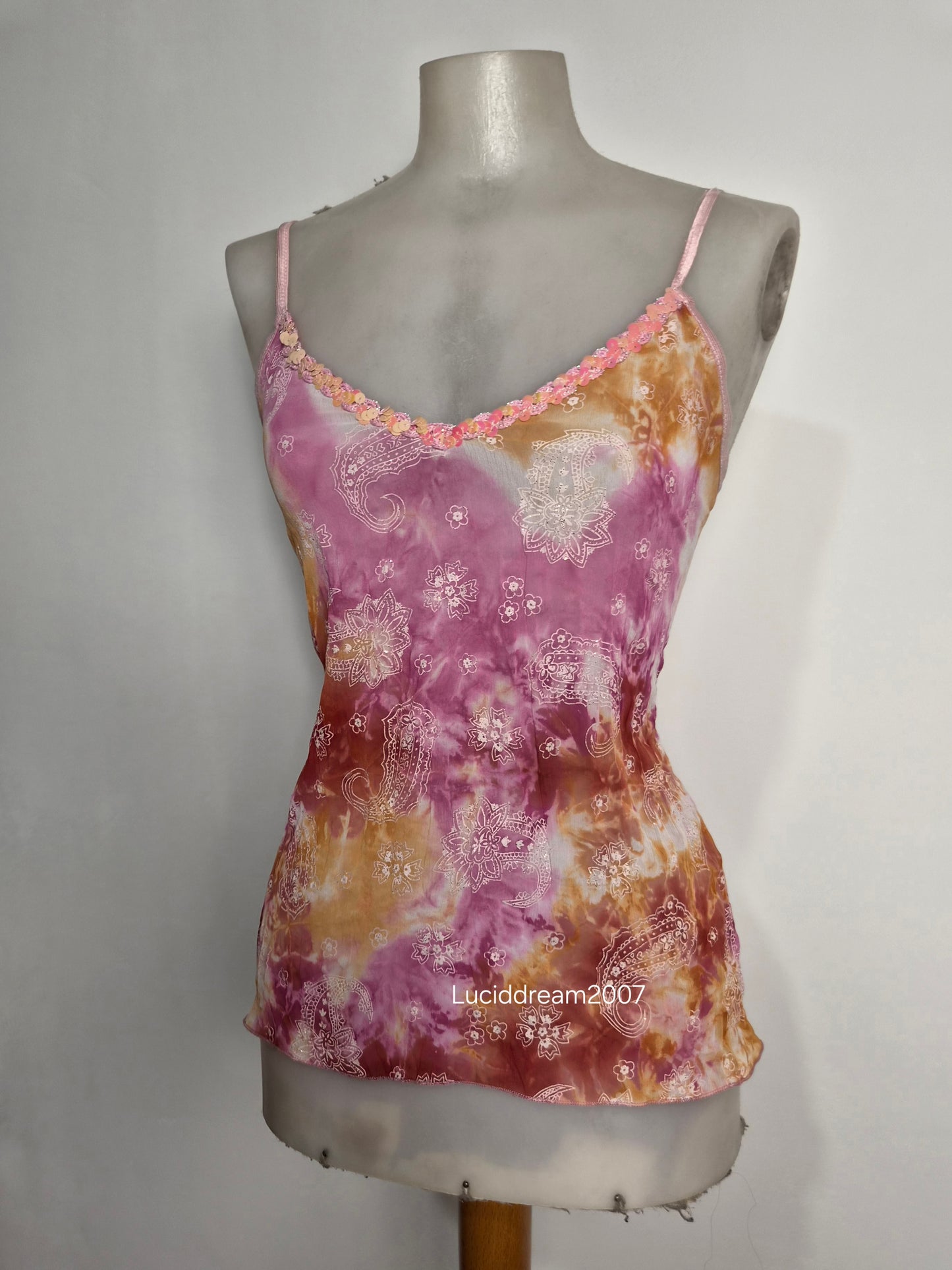 Haut en voile tie and dye
