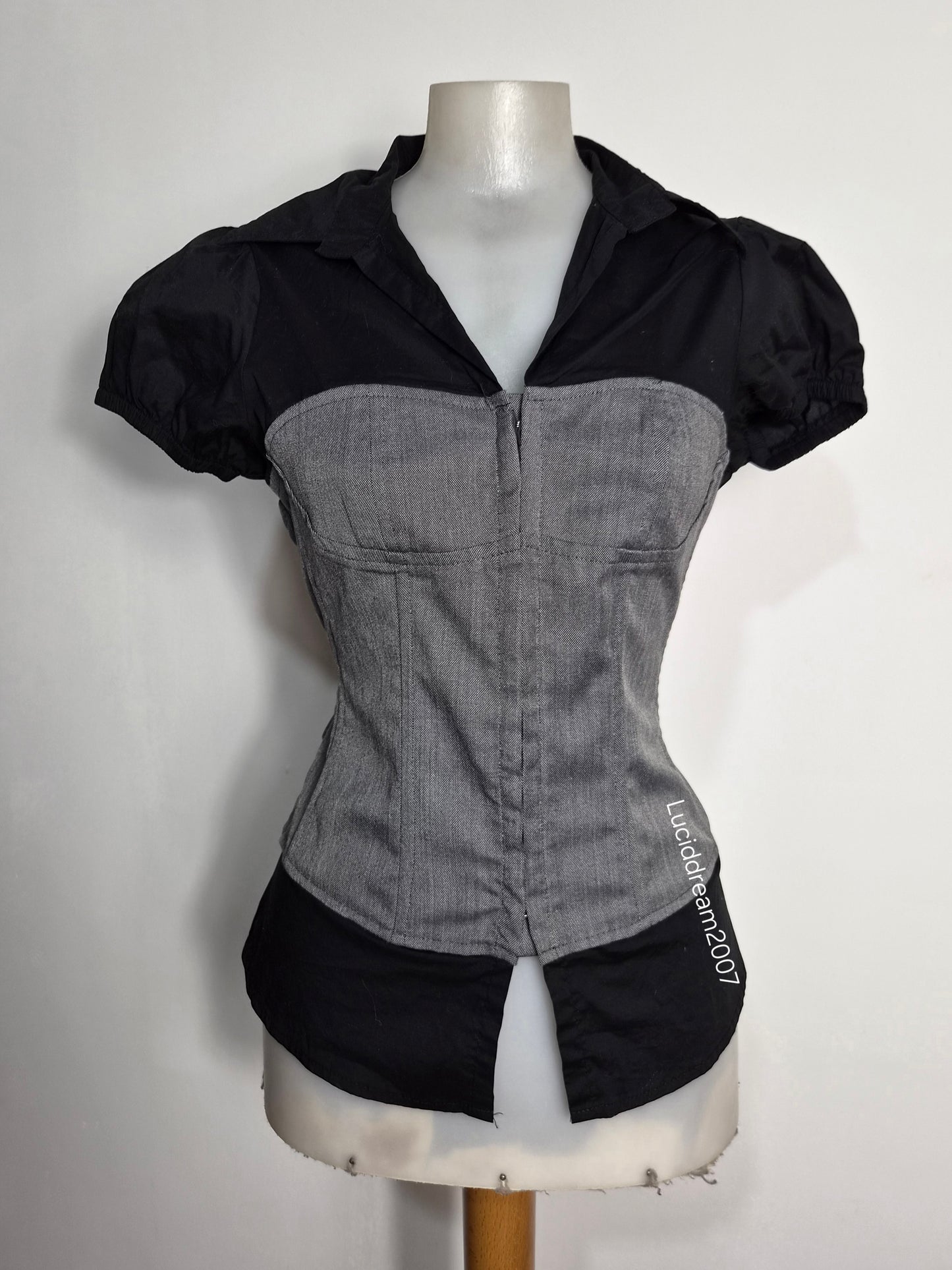 Chemise fermeture agrafes