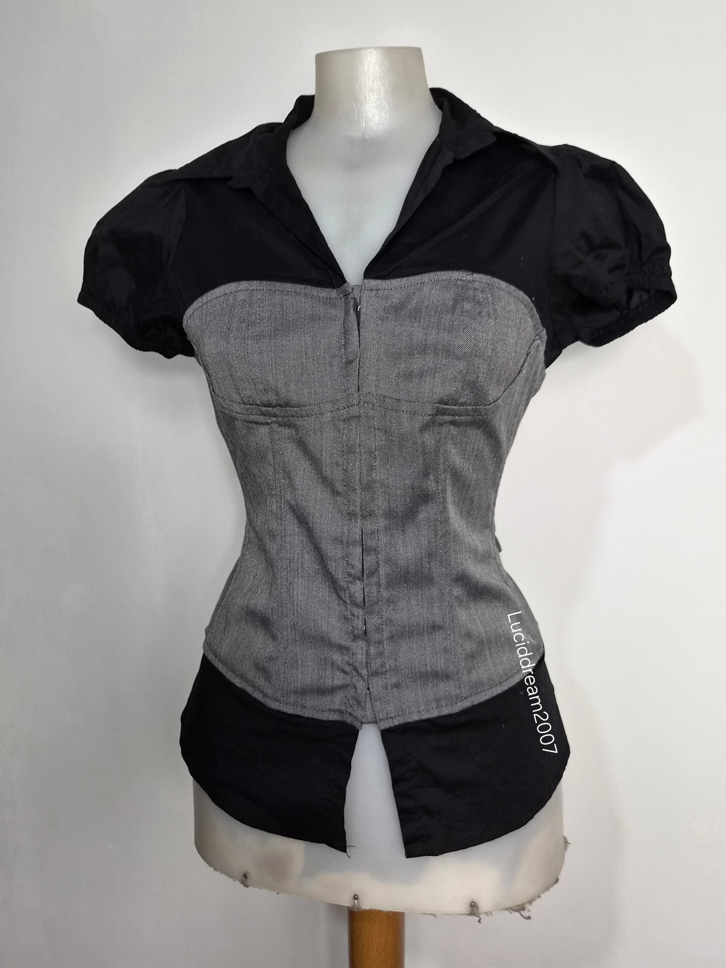 Chemise fermeture agrafes