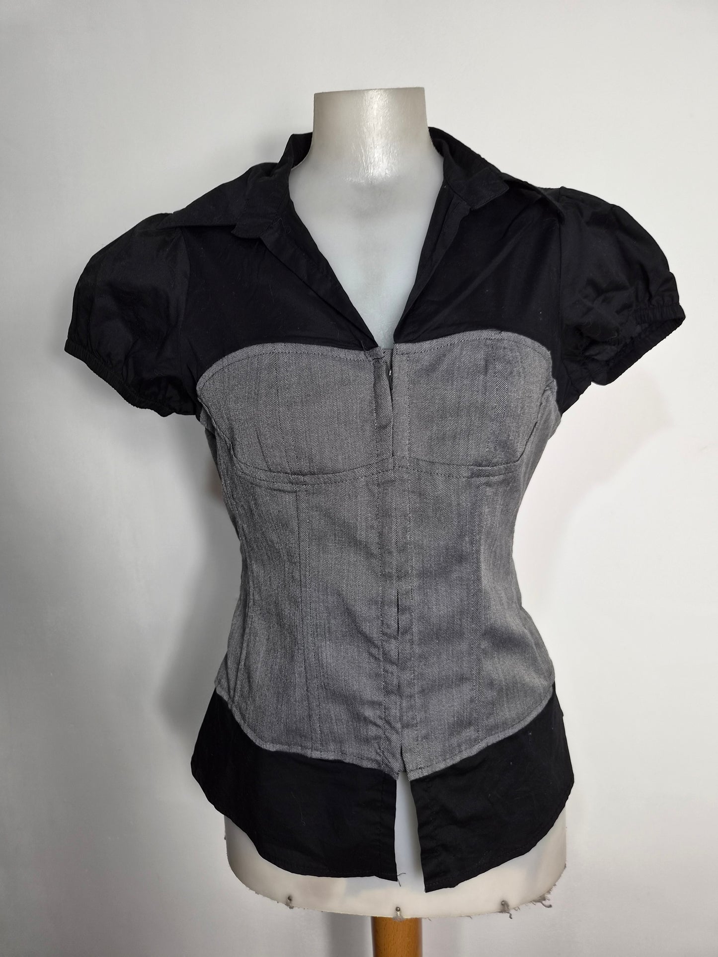 Chemise fermeture agrafes