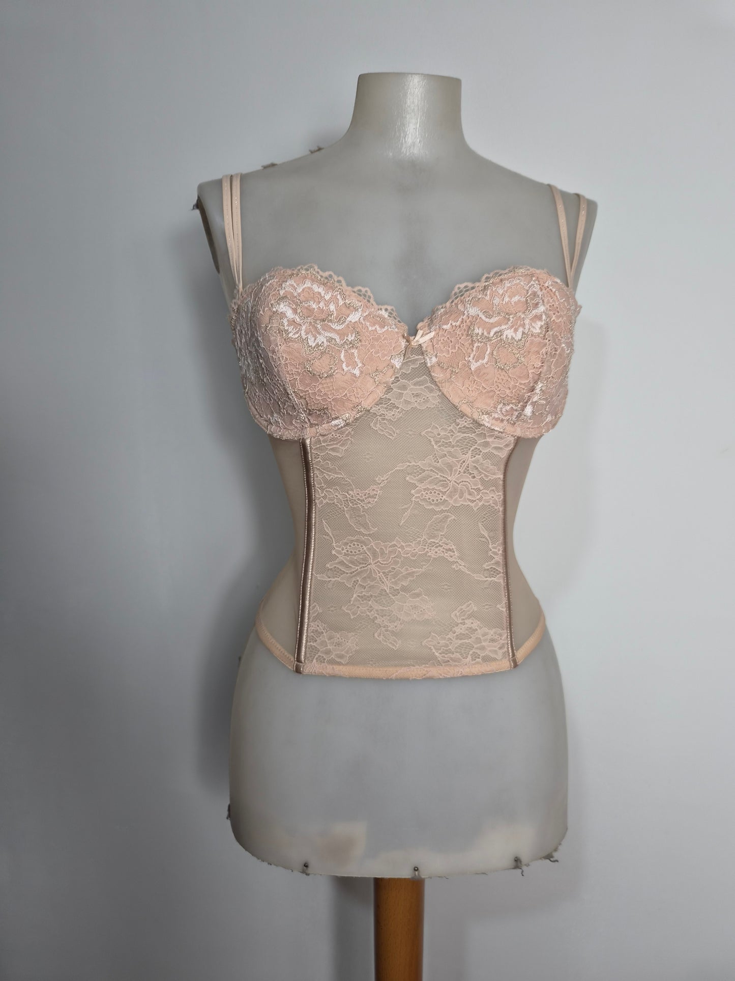 Haut esprit corset rose