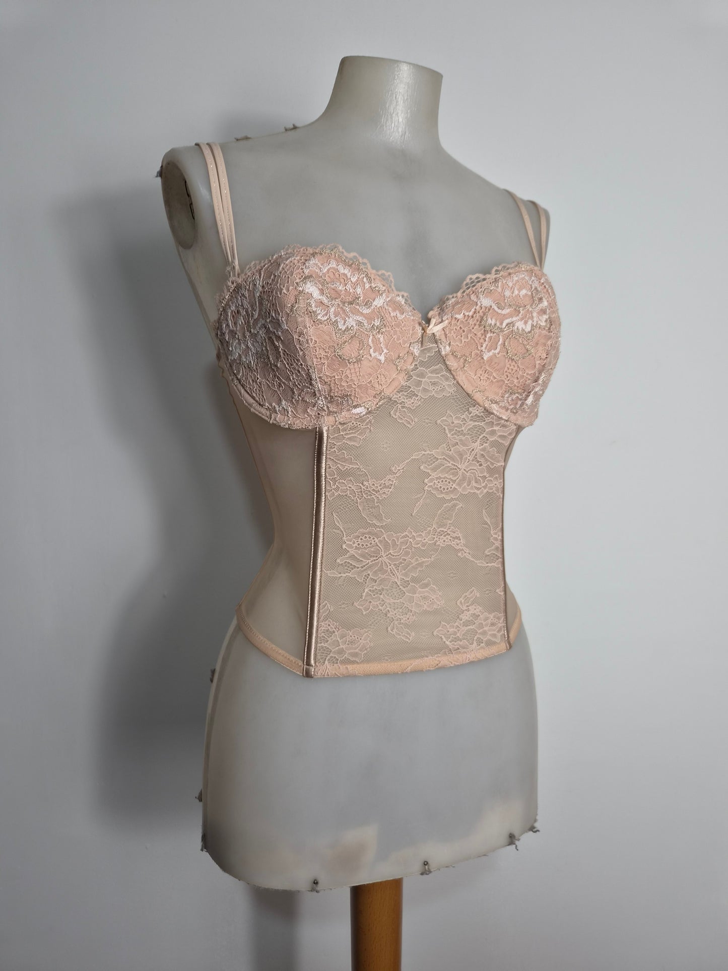 Haut esprit corset rose