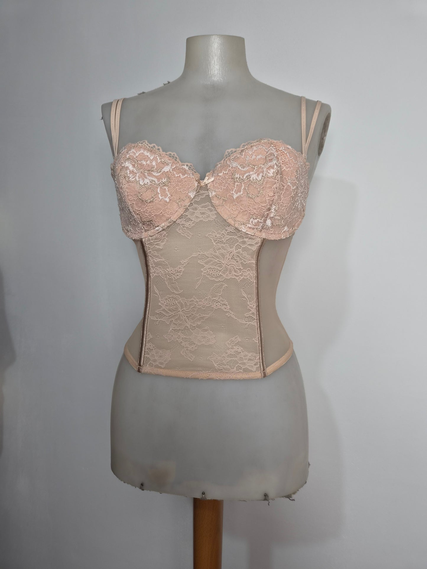 Haut esprit corset rose