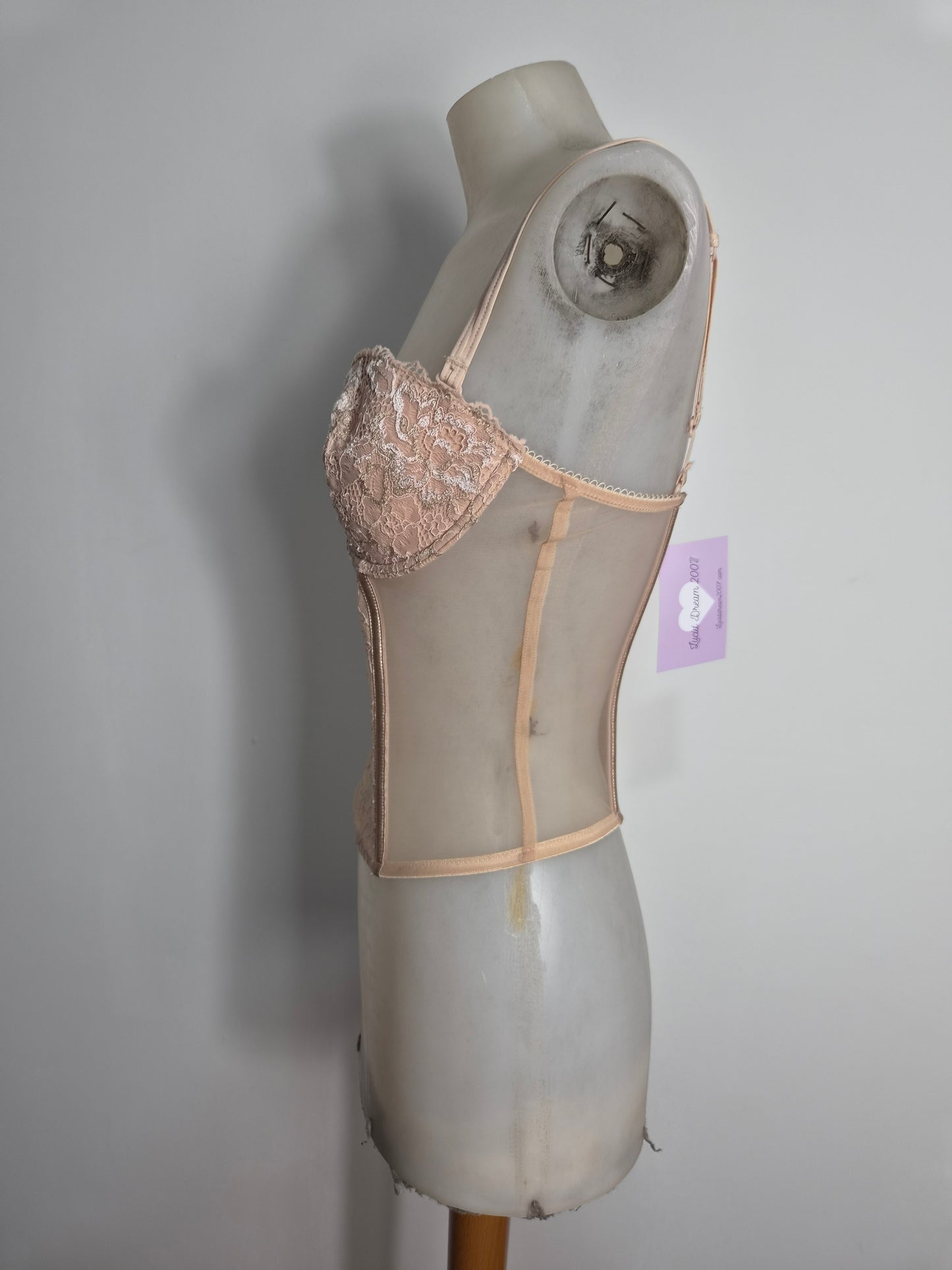 Haut esprit corset rose