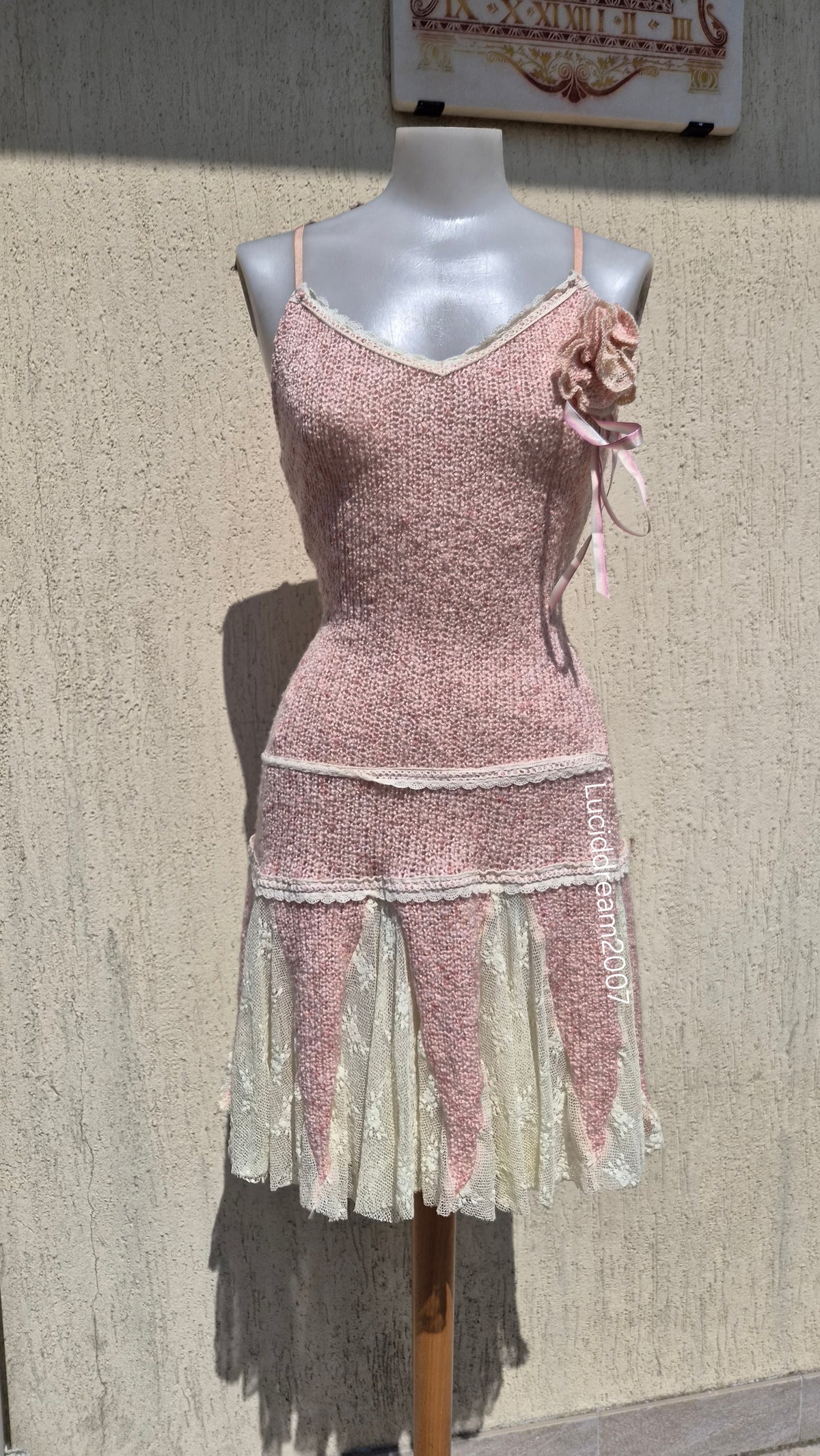 Robe rose Zone Bleue