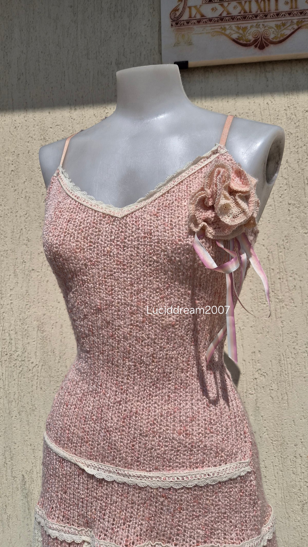 Robe rose Zone Bleue