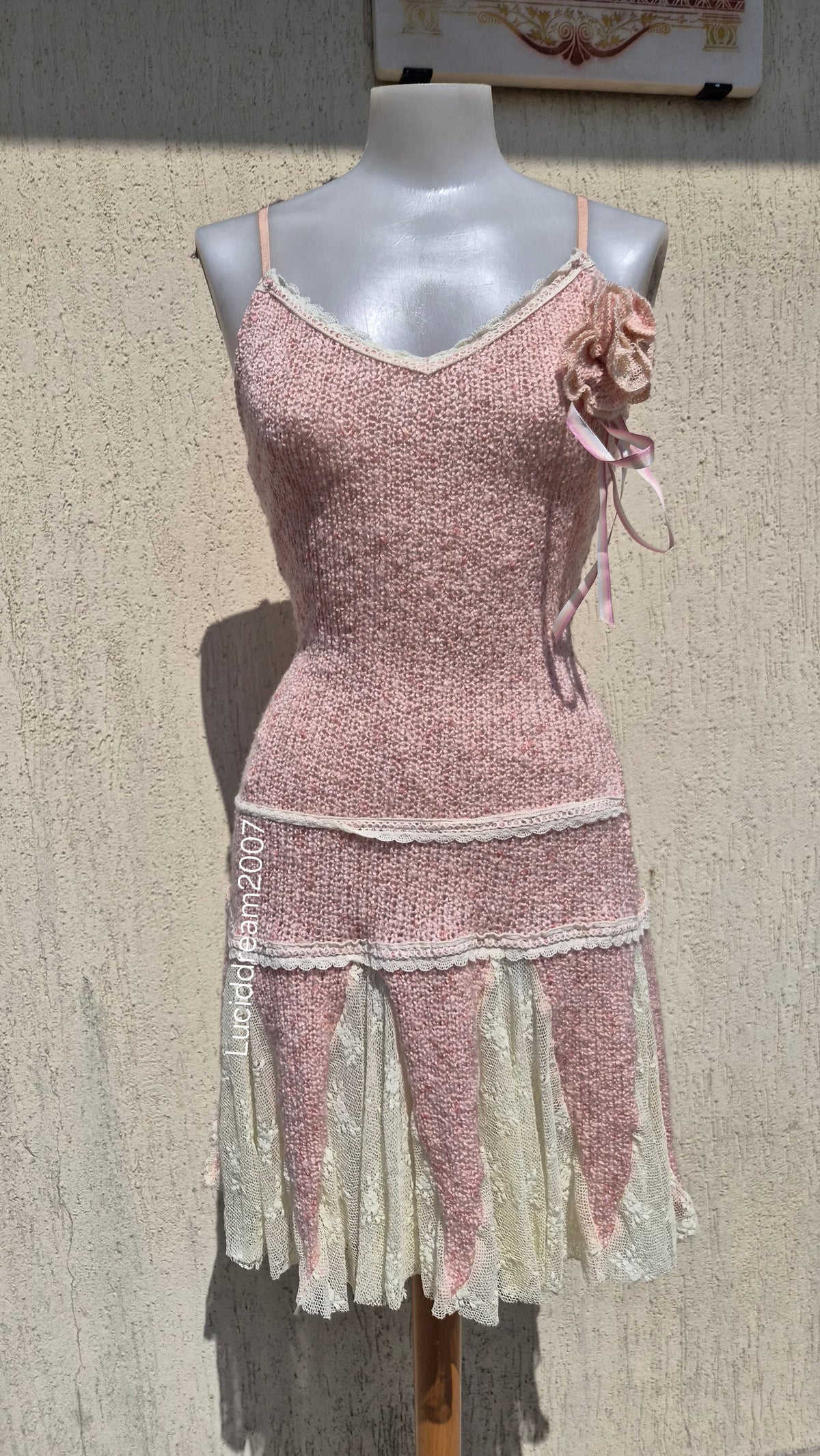 Robe rose Zone Bleue