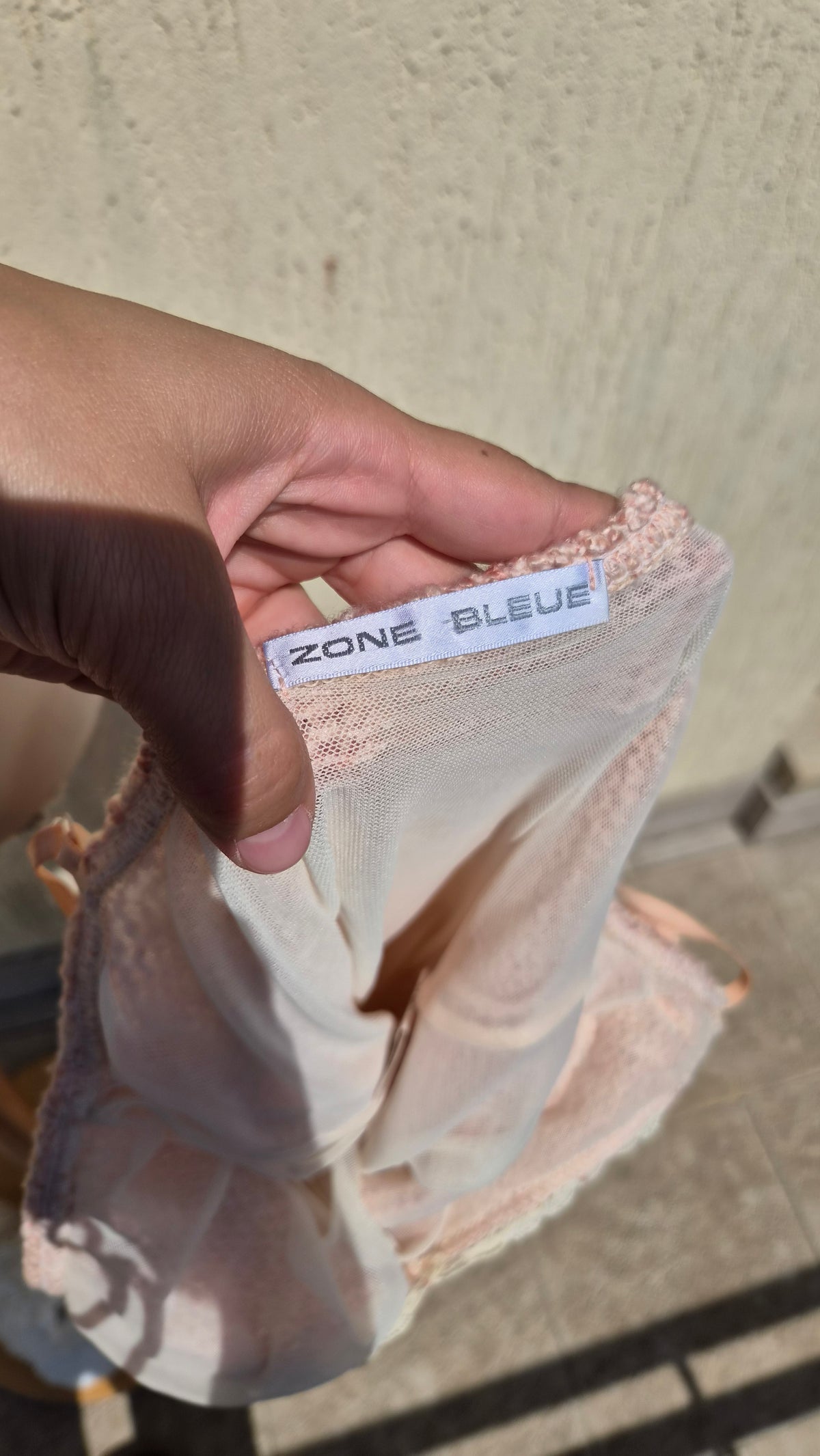 Robe rose Zone Bleue