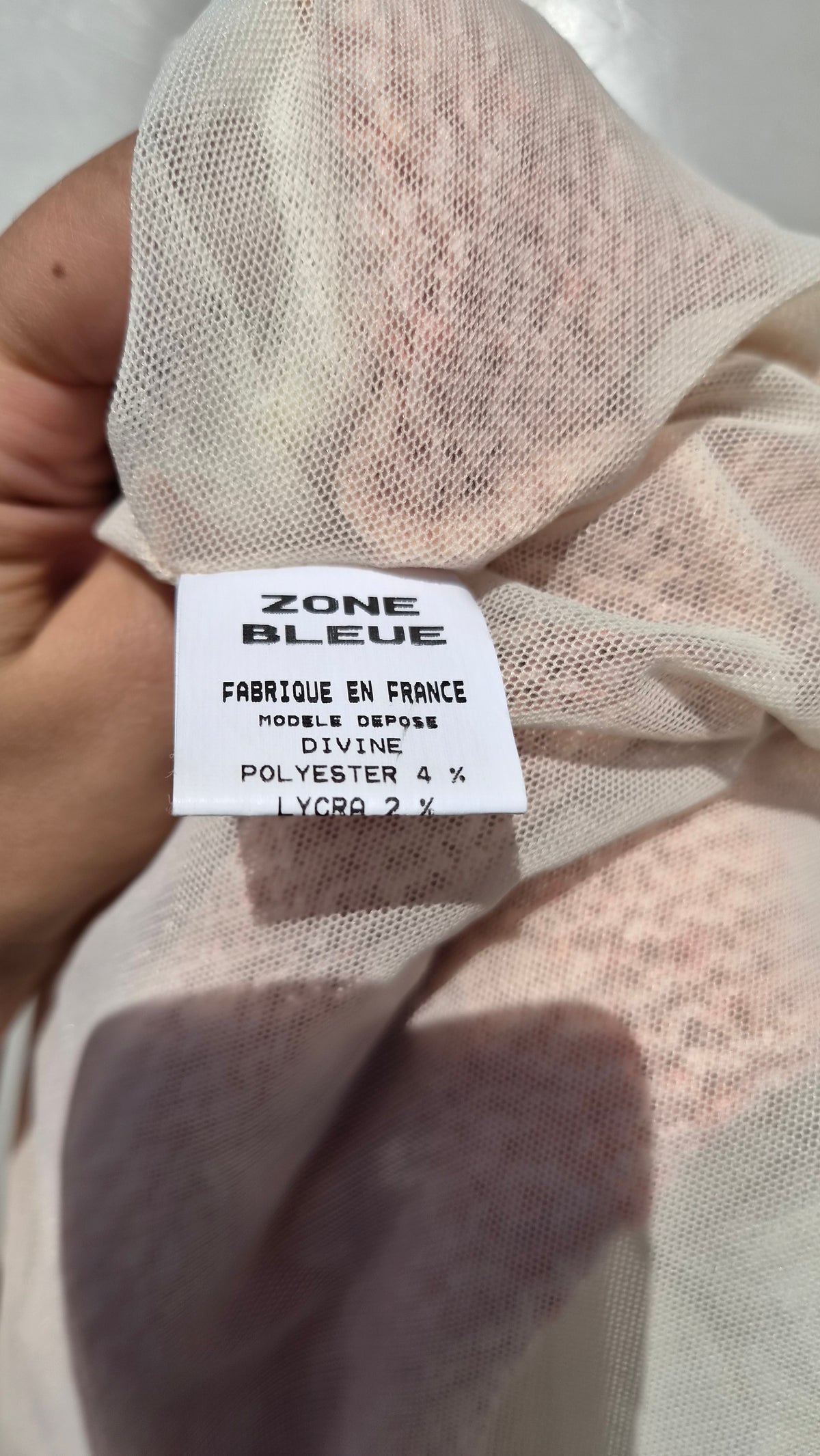Robe rose Zone Bleue