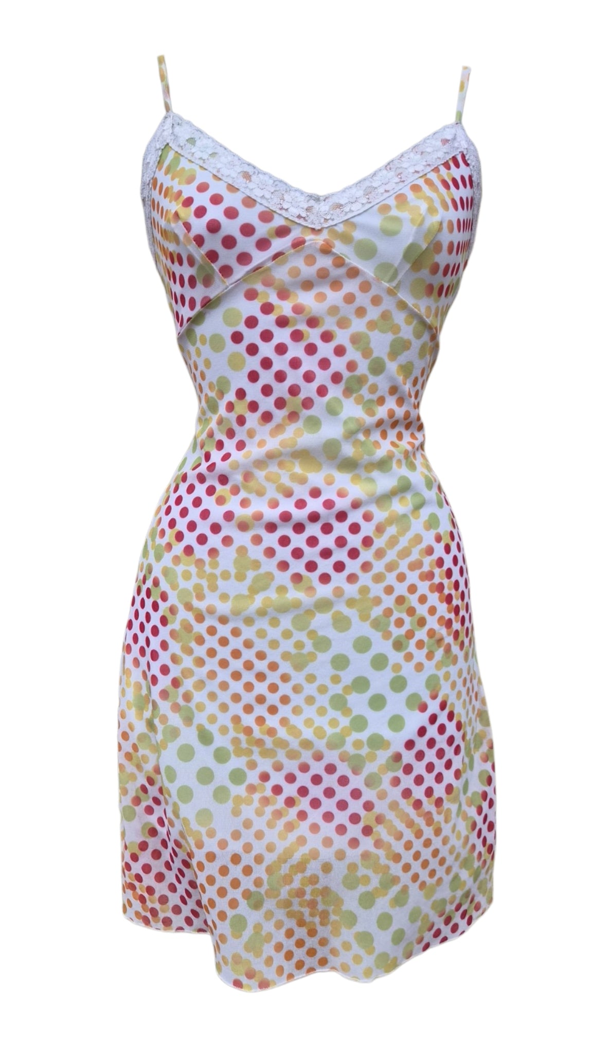 Robe en voile à pois