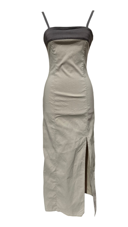 Robe cintrée verte