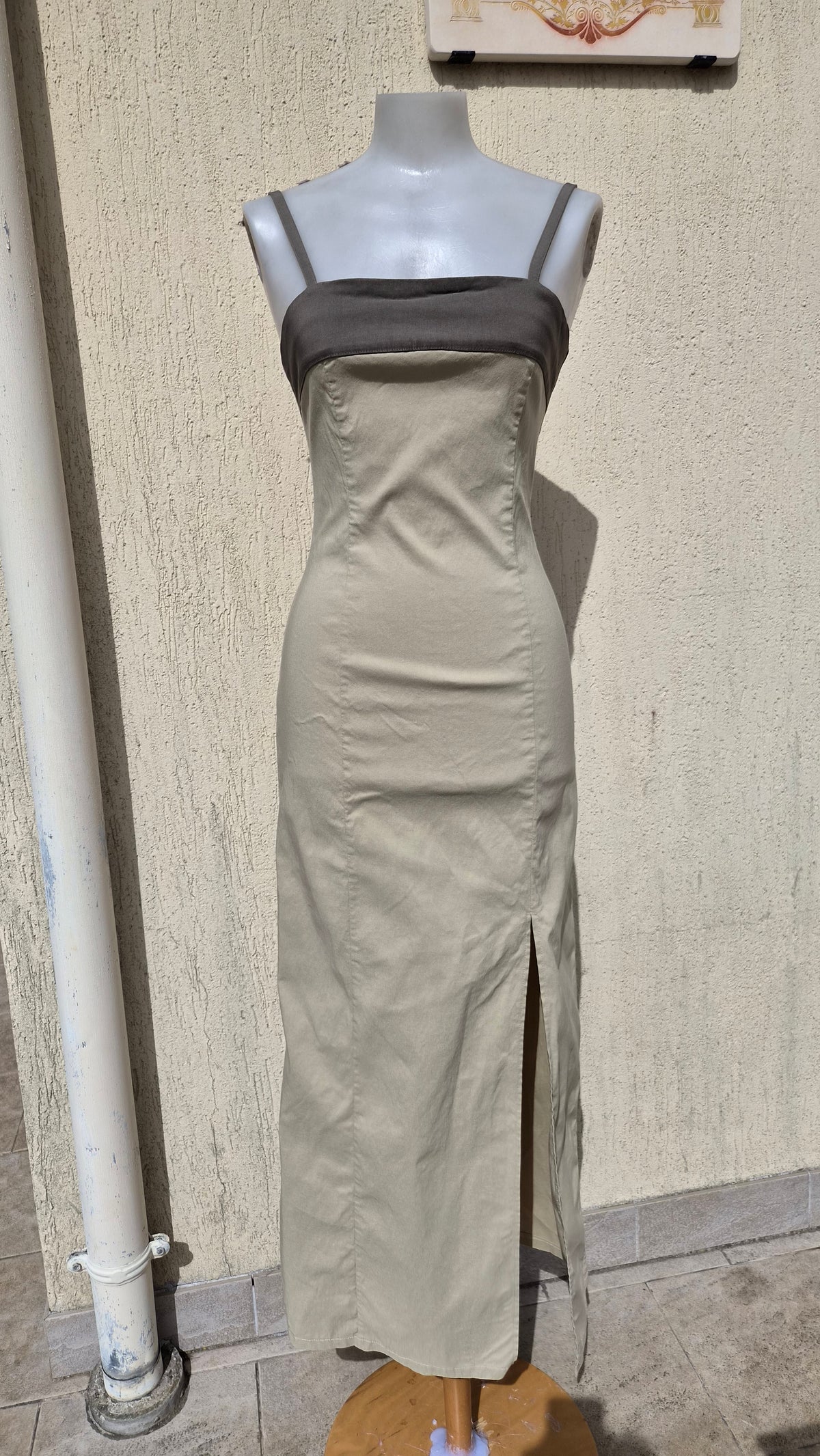 Robe cintrée verte
