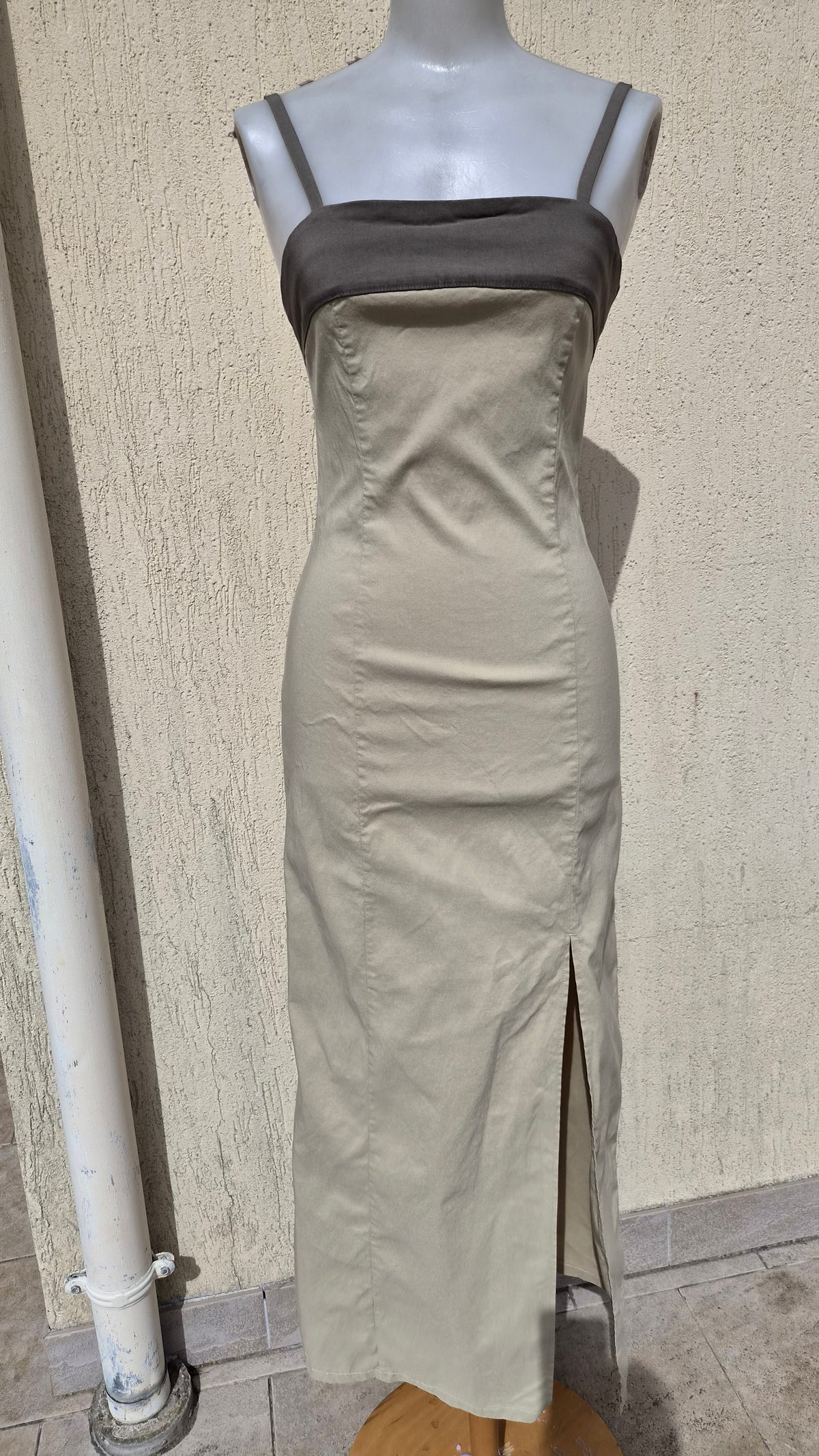 Robe cintrée verte