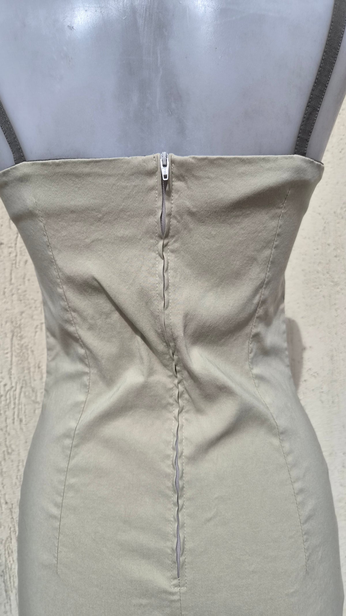 Robe cintrée verte