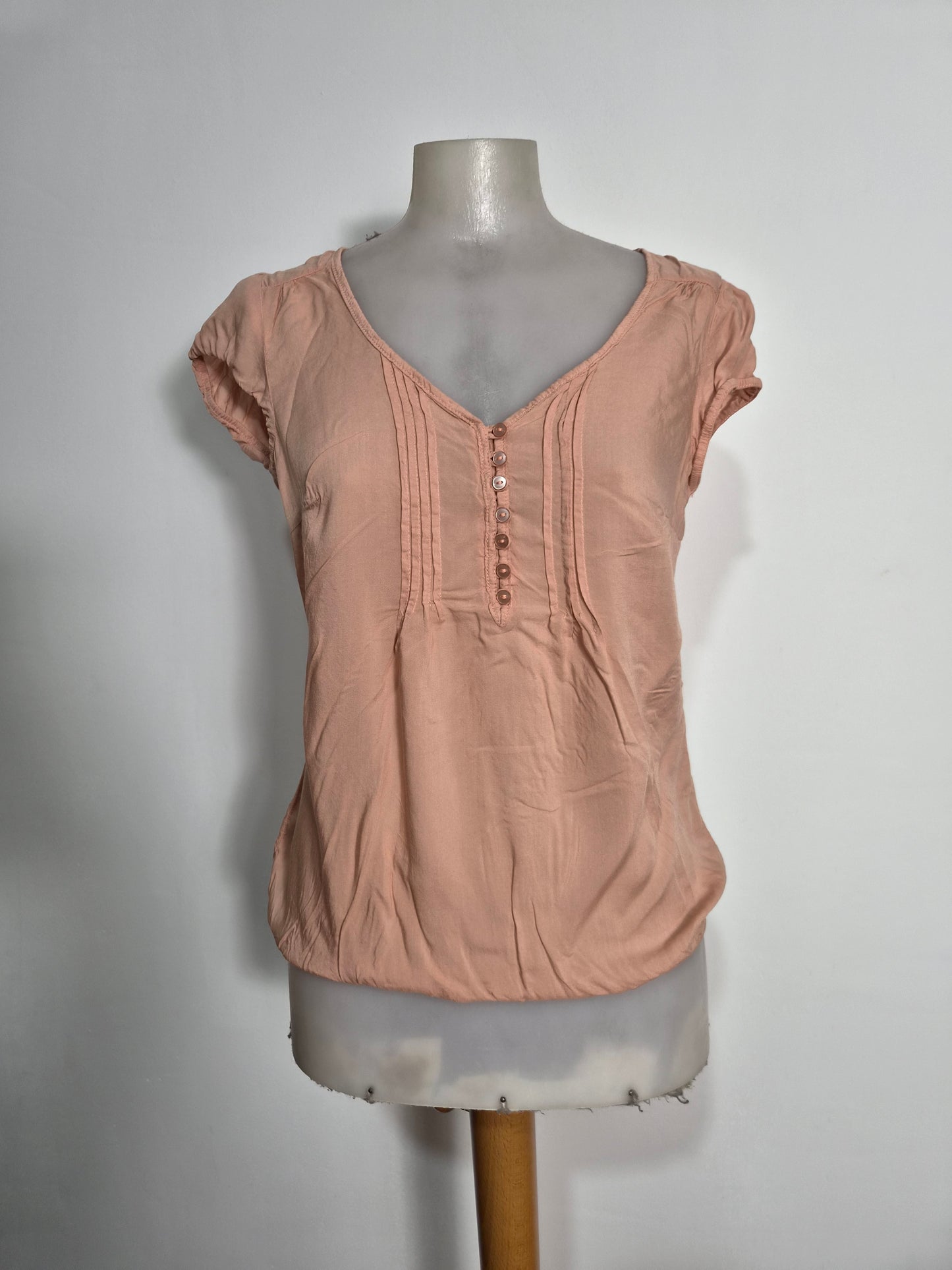 Haut en voile rose