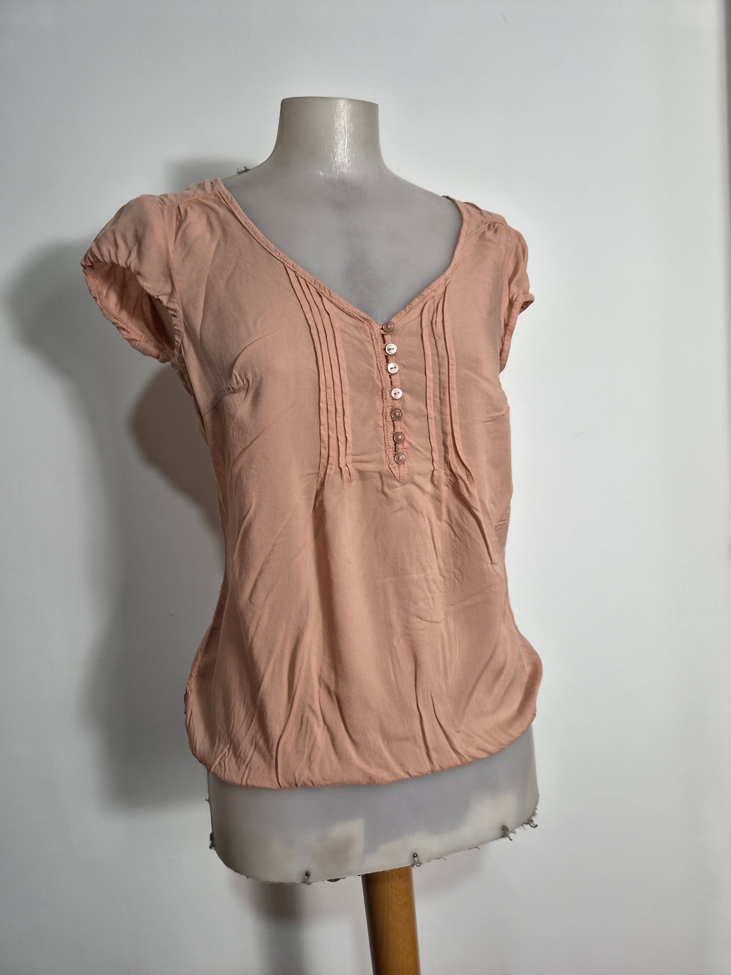 Haut en voile rose