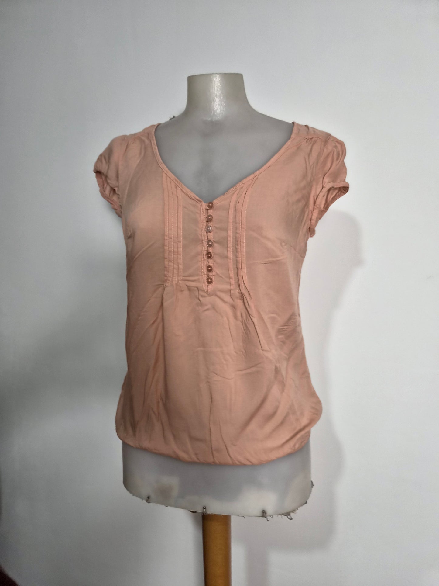 Haut en voile rose