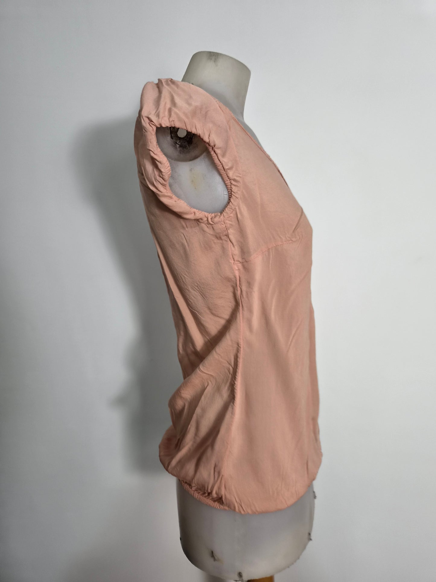 Haut en voile rose