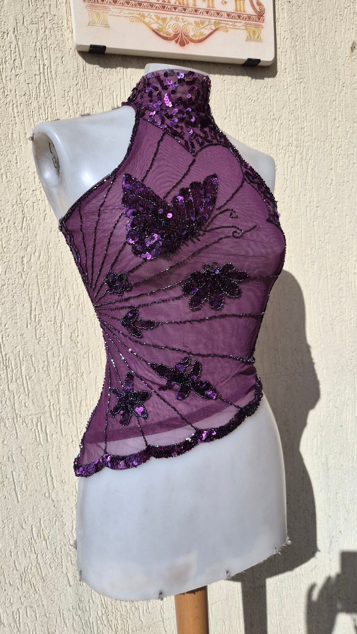 Haut asymétrique à sequins