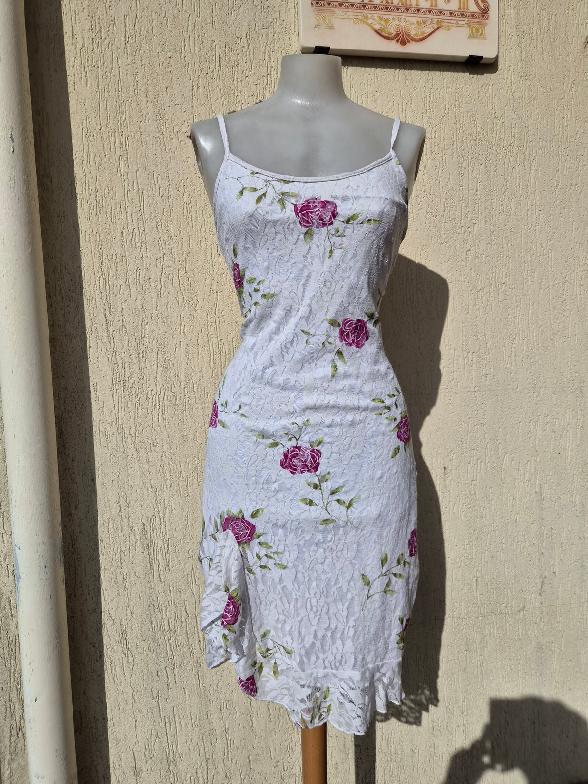 Robe florale blanche