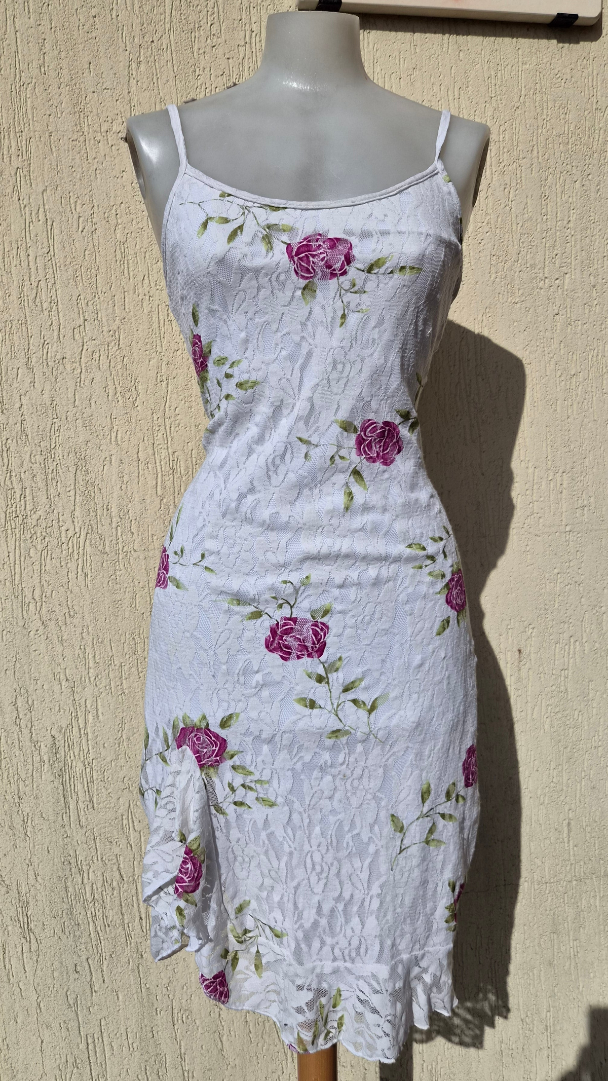 Robe florale blanche