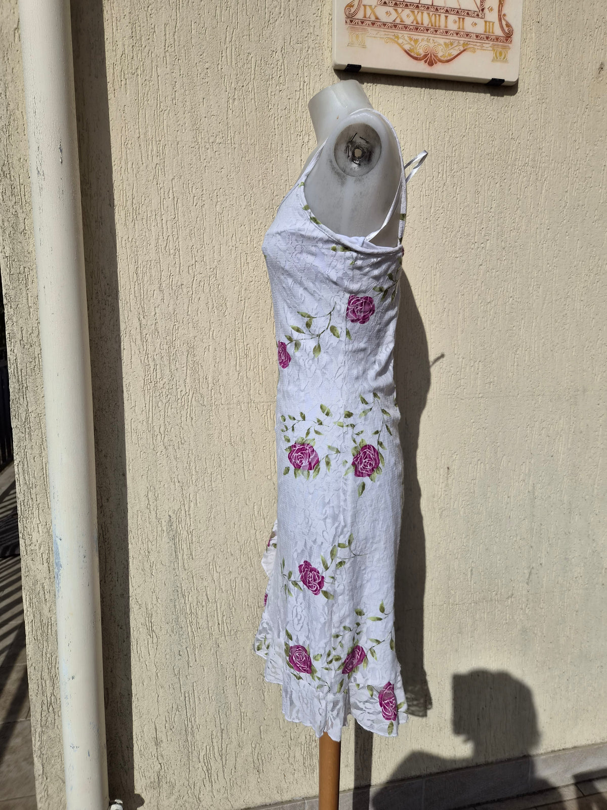 Robe florale blanche