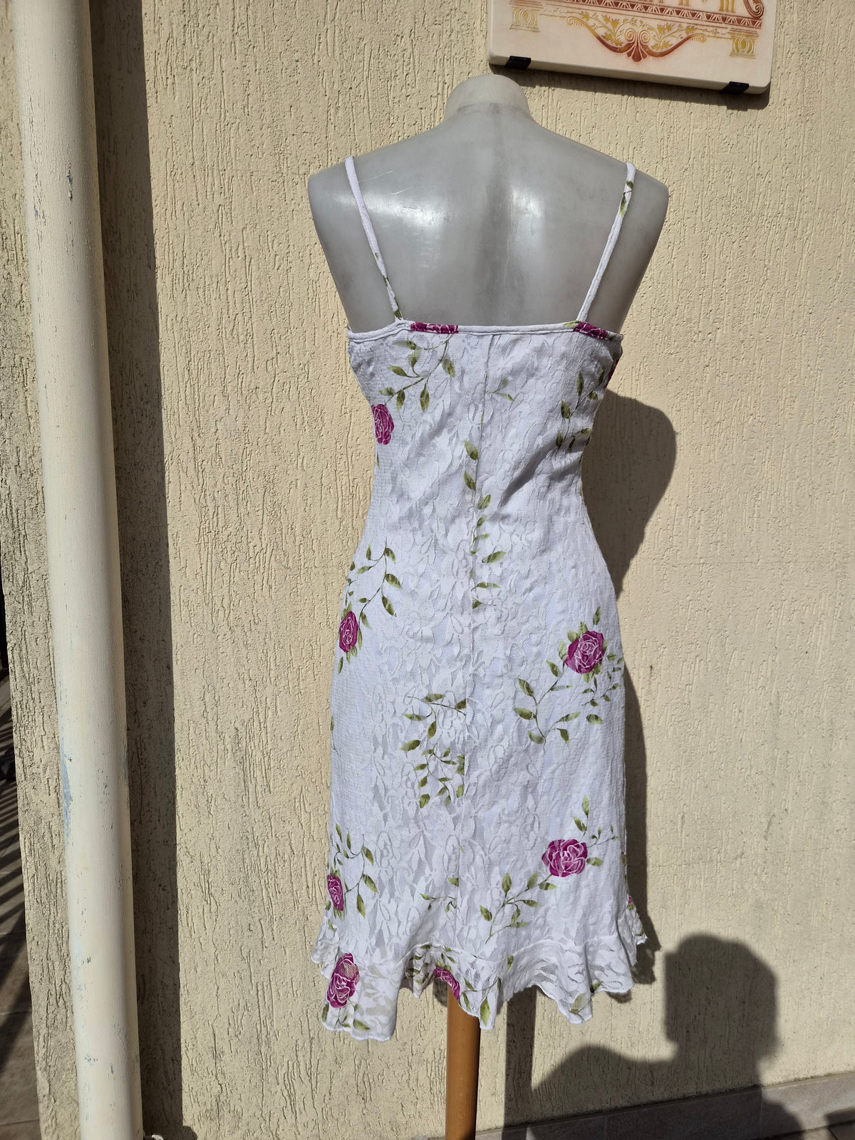 Robe florale blanche